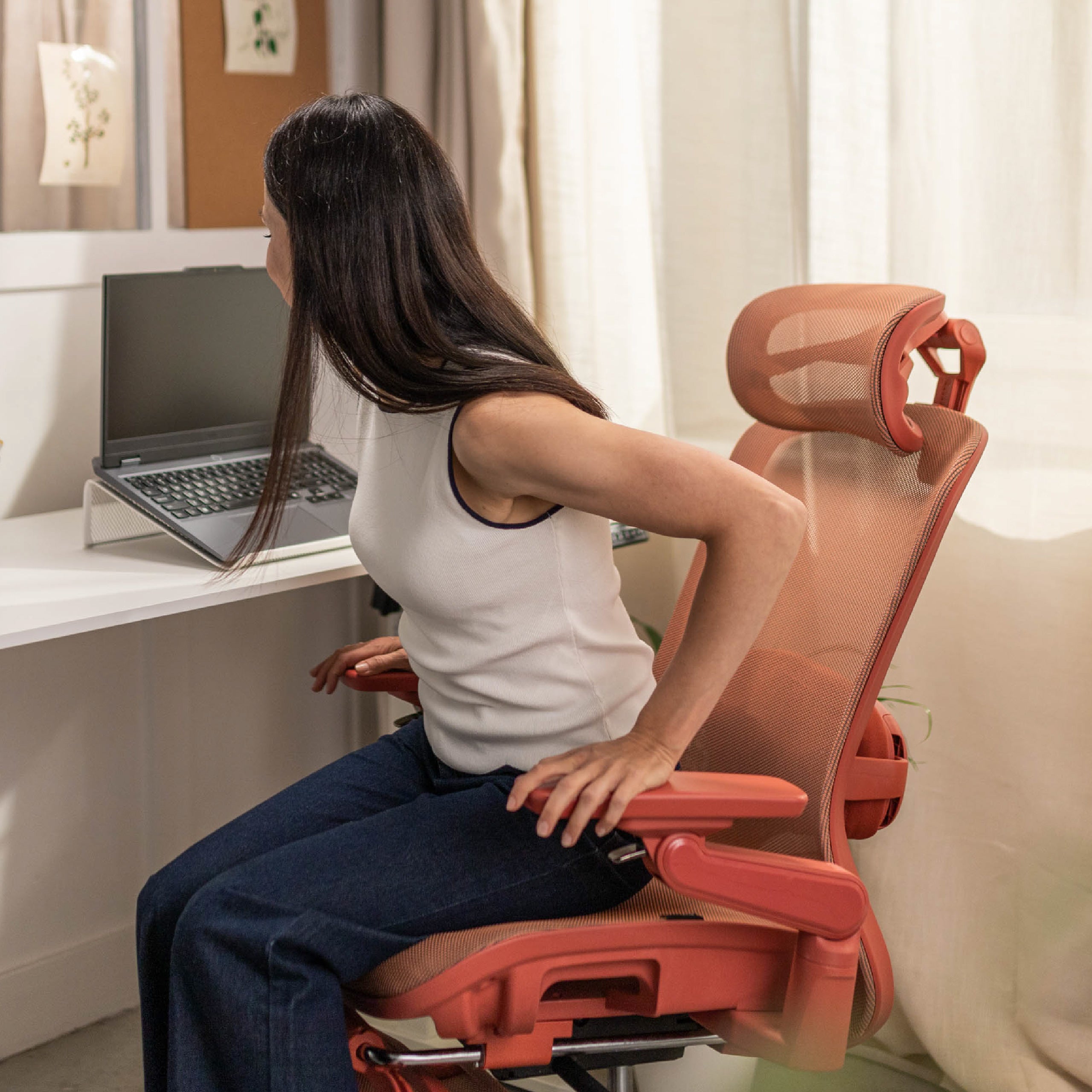 Sillón ergonómico con función de masaje Mark Adler Leadpro 8.7 Rojo