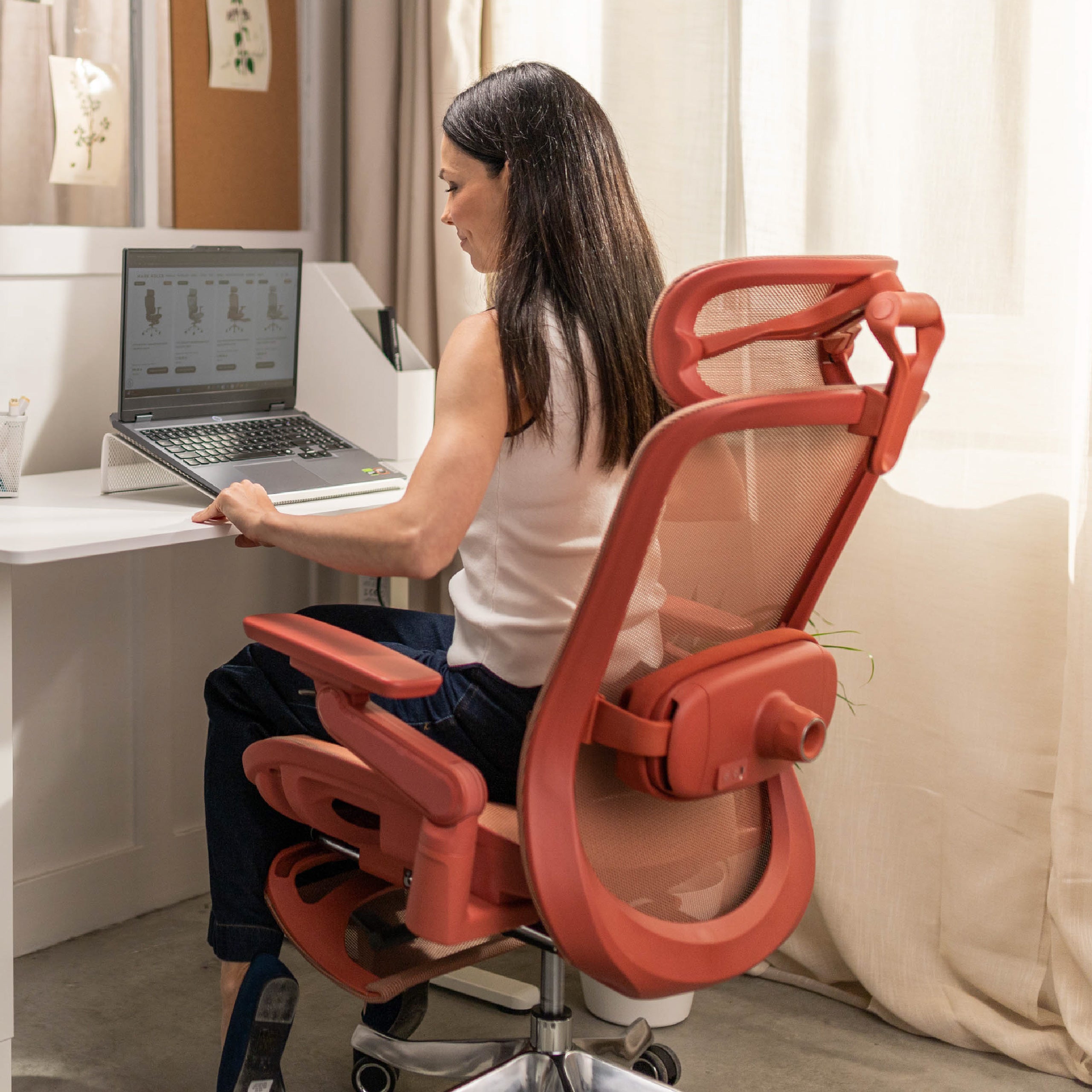 Sillón ergonómico con función de masaje Mark Adler Leadpro 8.7 Rojo