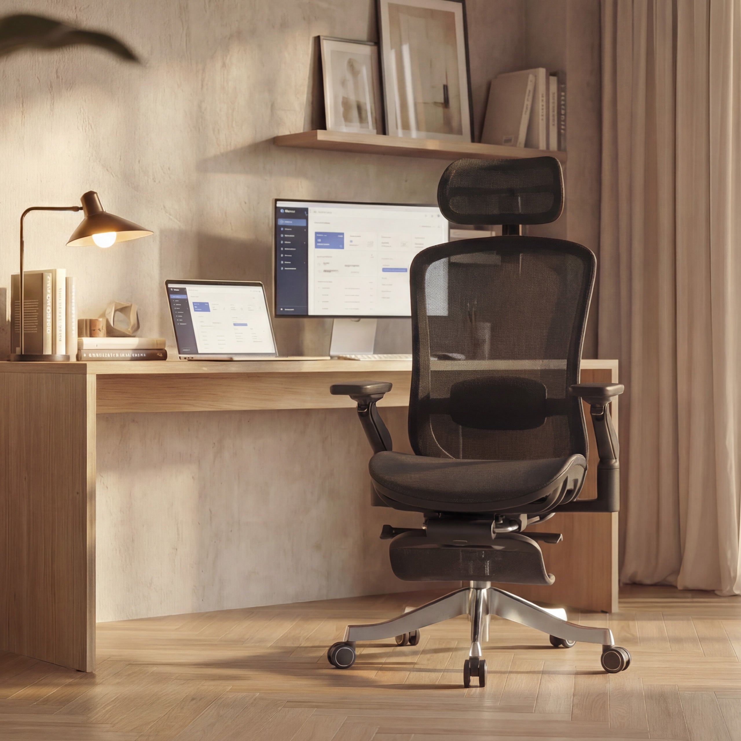 Sillón ergonómico con función de masaje Mark Adler Leadpro 8.7 Black