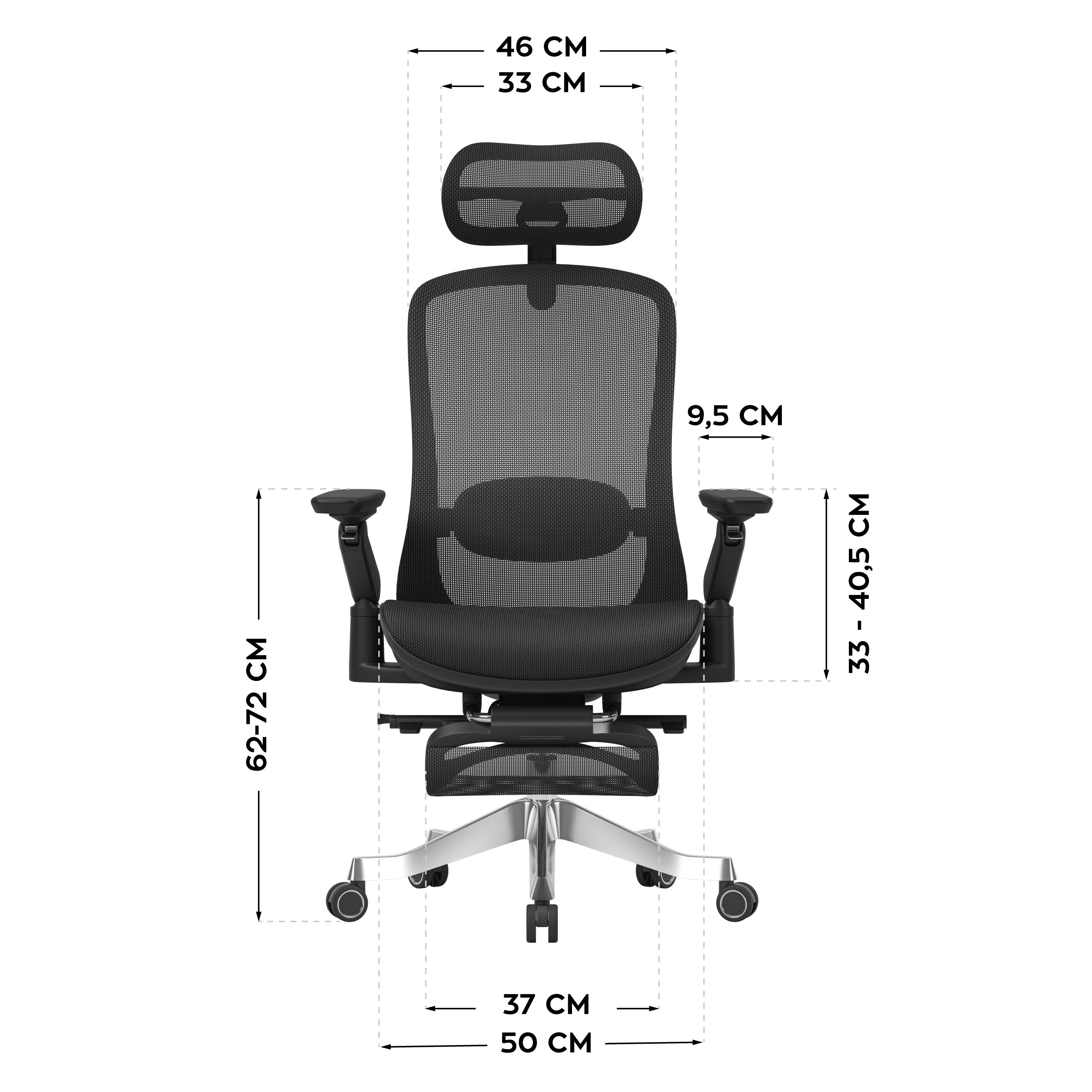 Sillón ergonómico con función de masaje Mark Adler Leadpro 8.7 Black