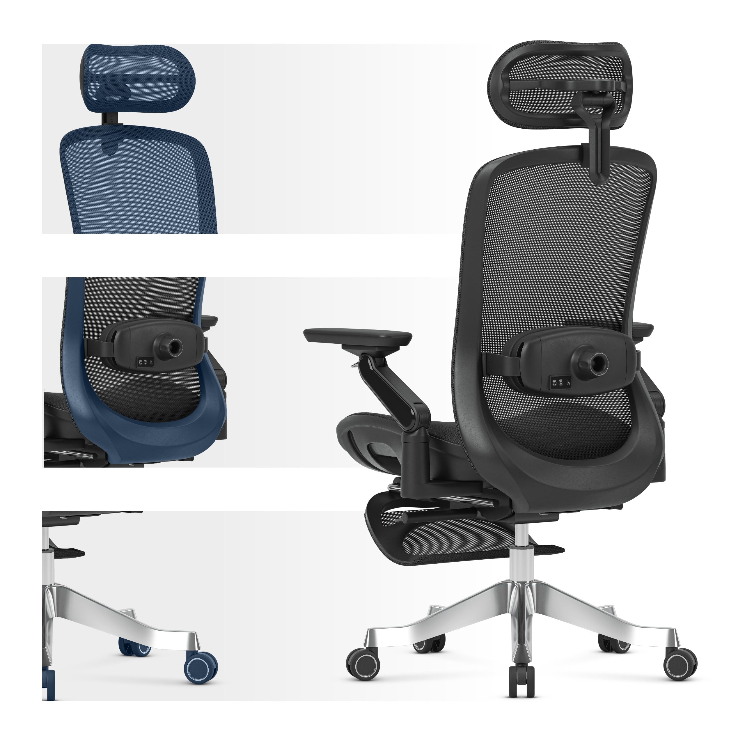 Sillón ergonómico con función de masaje Mark Adler Leadpro 8.7 Black