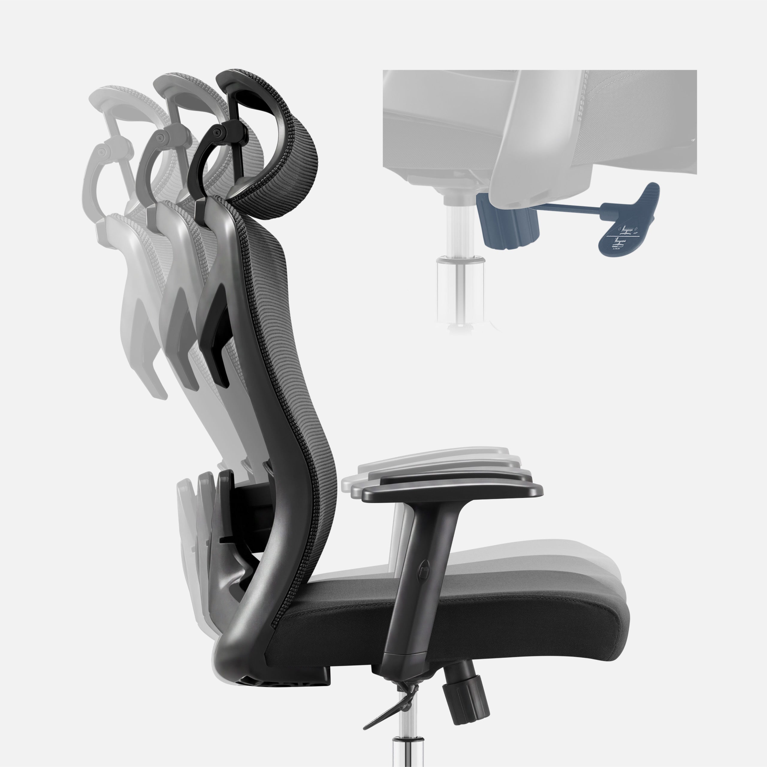 Sillón ergonómico de oficina Mark Adler Manager 2.6 Black