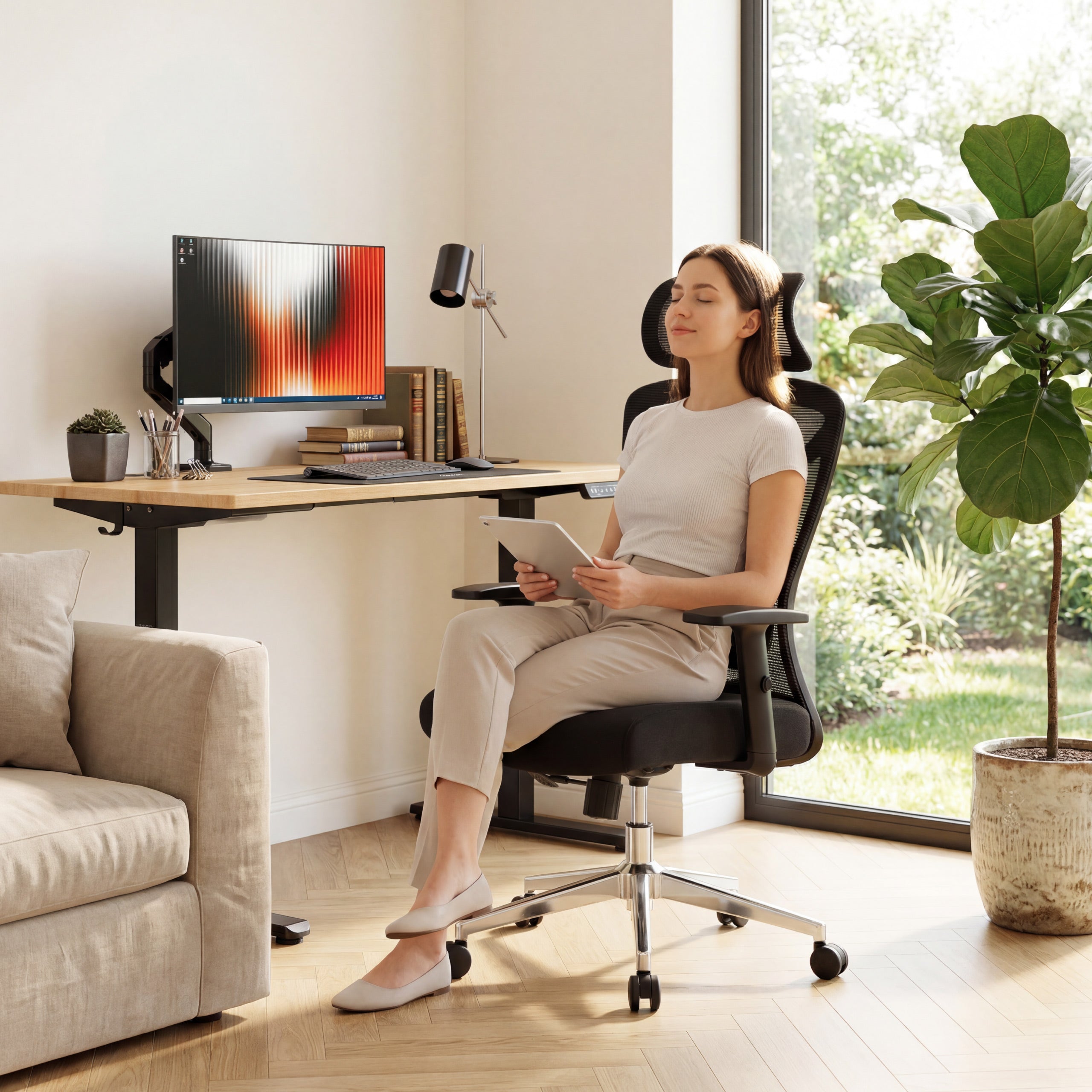 Sillón ergonómico de oficina Mark Adler Manager 2.6 Black