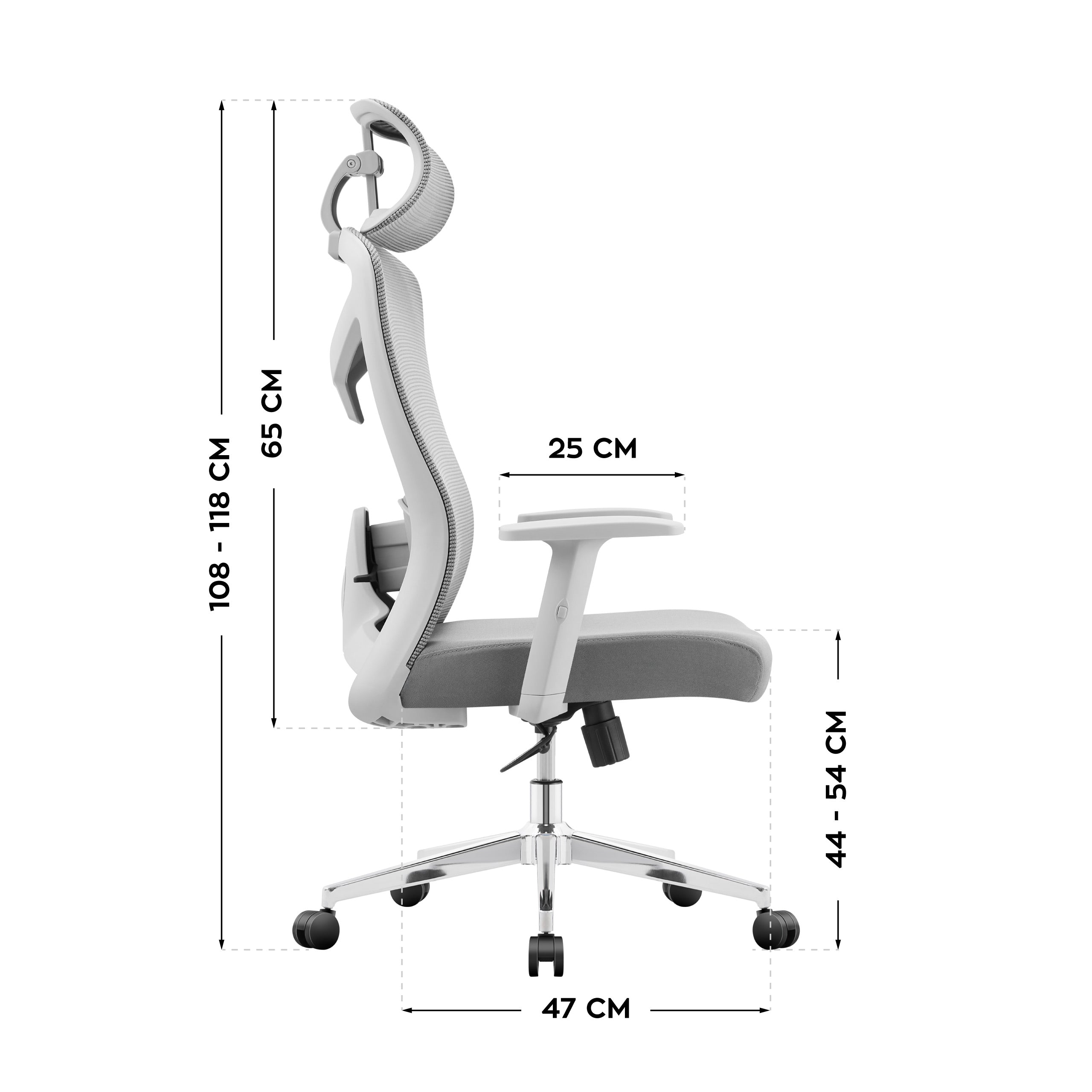 Sillón ergonómico de oficina Mark Adler Manager 2.6 Grey