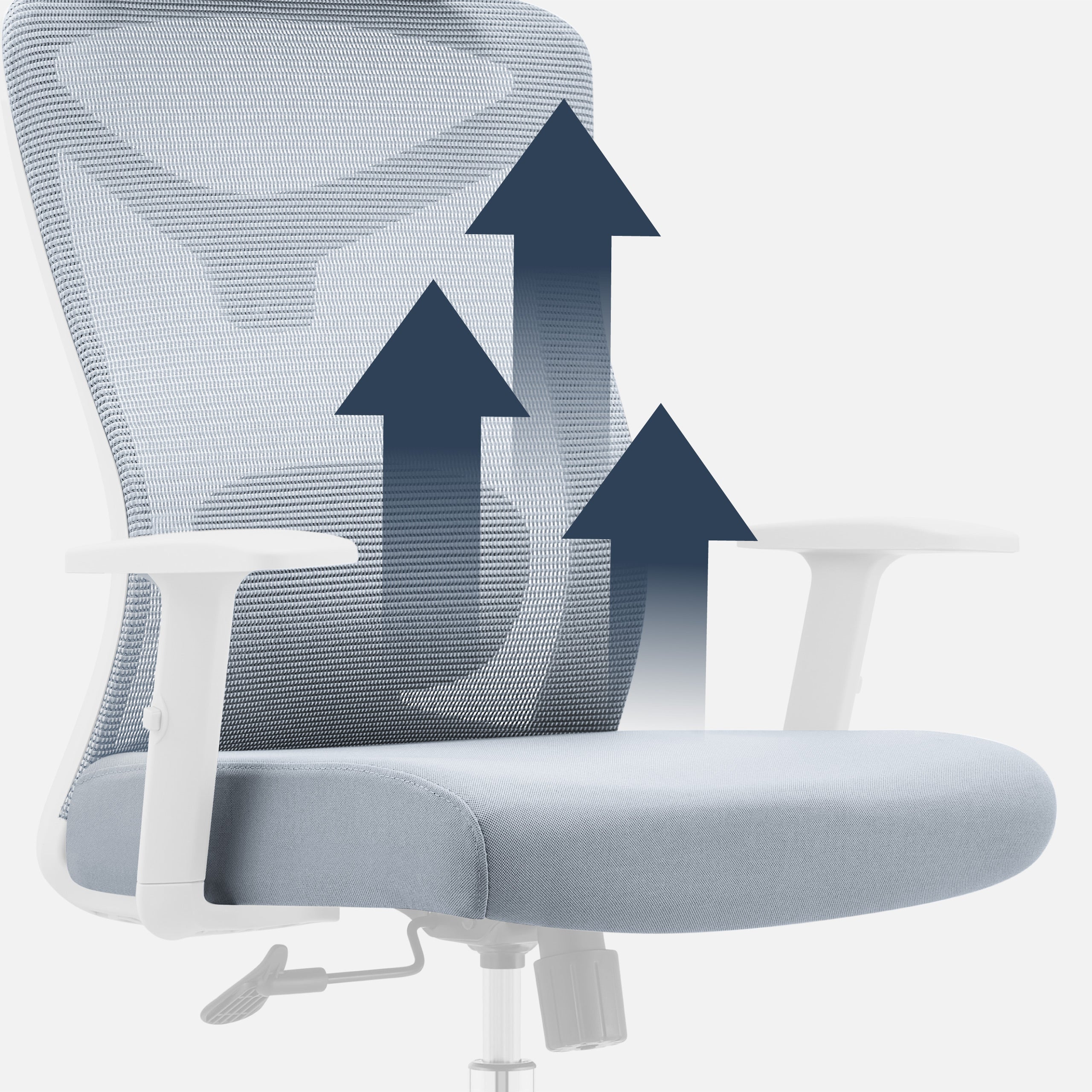 Sillón ergonómico de oficina Mark Adler Manager 2.6 Grey
