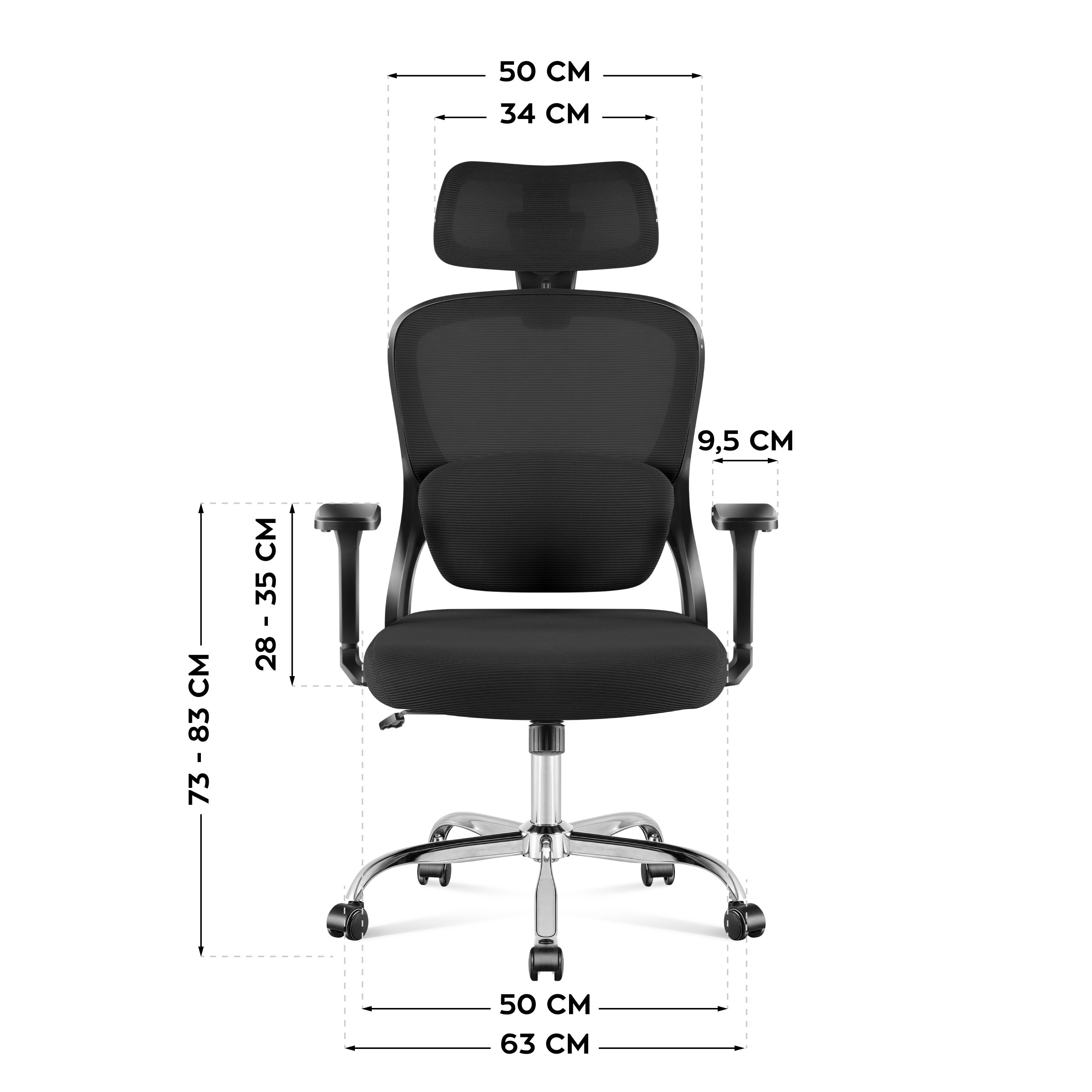 Sillón de oficina Mark Adler Manager 3.2 Black