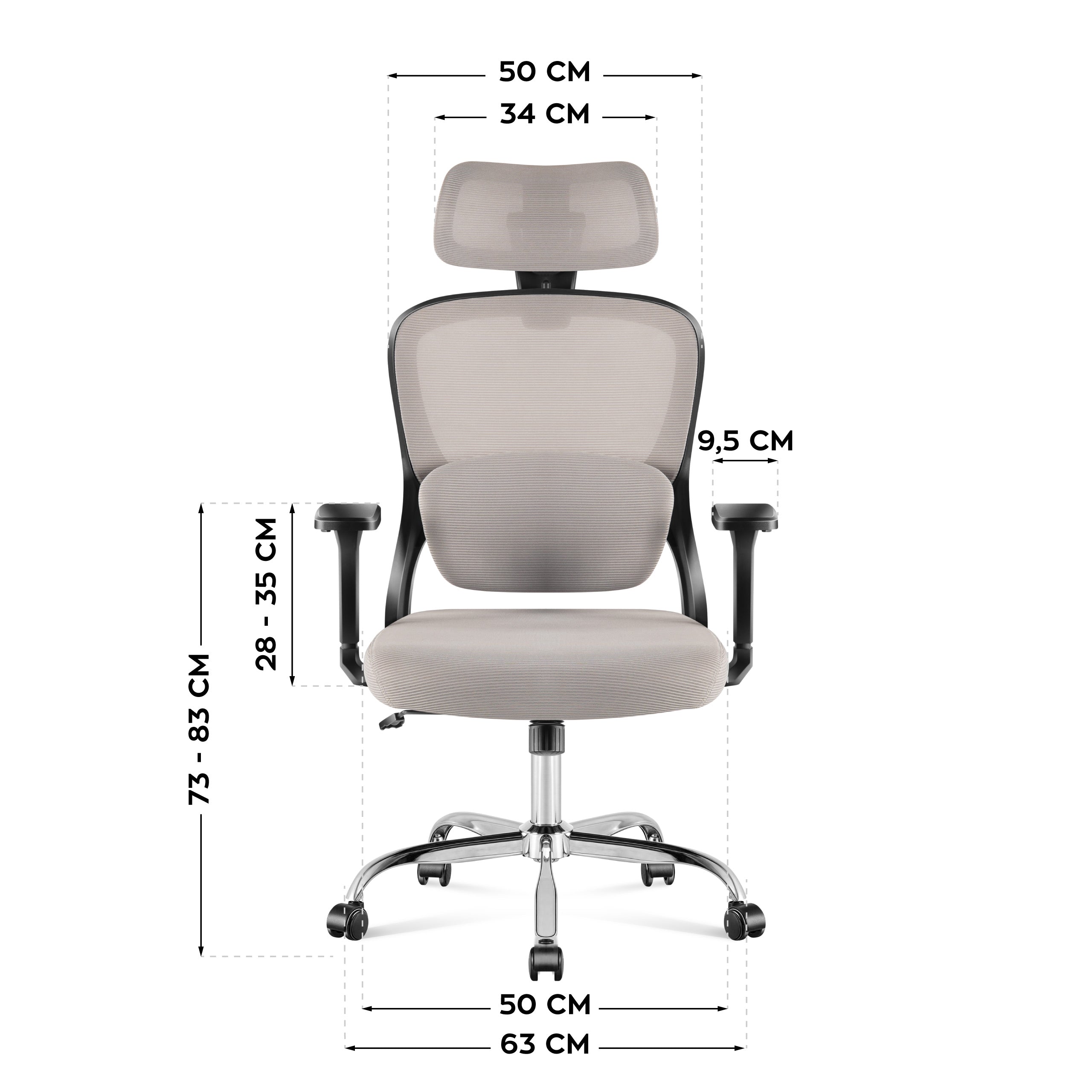 Sillón de oficina Mark Adler Manager 3.2 Grey