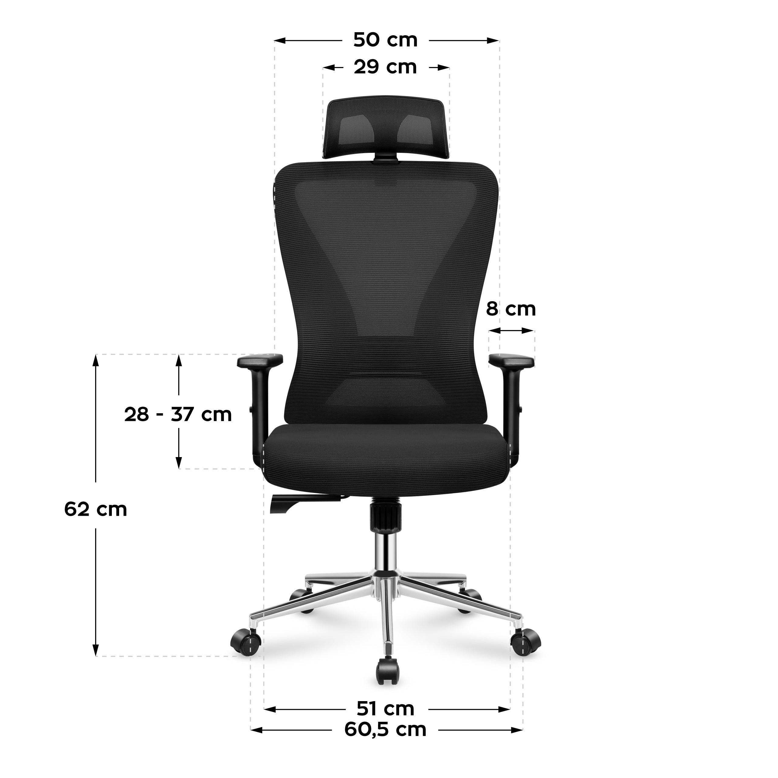 Sillón de oficina Mark Adler Manager 3.5 Negro