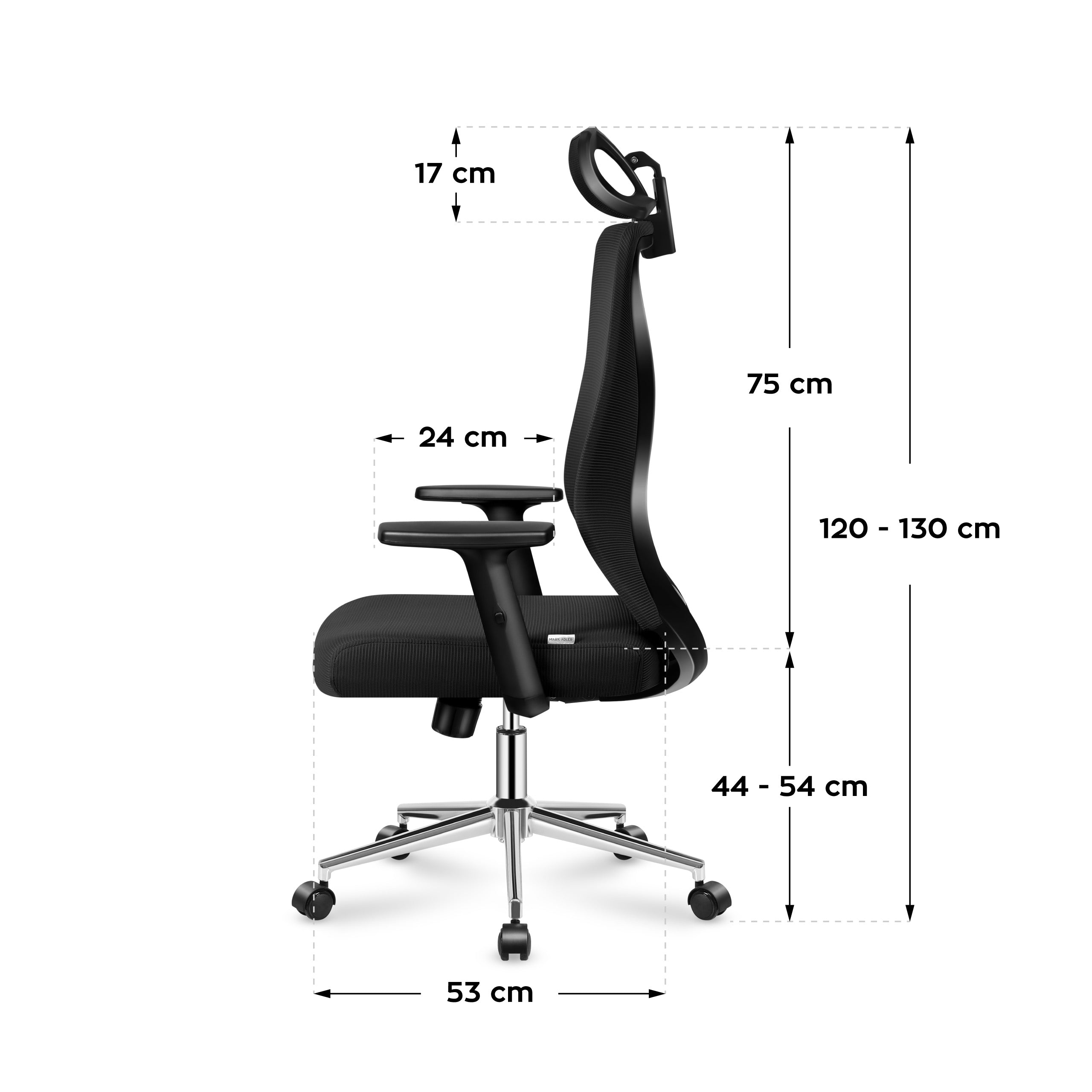 Sillón de oficina Mark Adler Manager 3.5 Negro