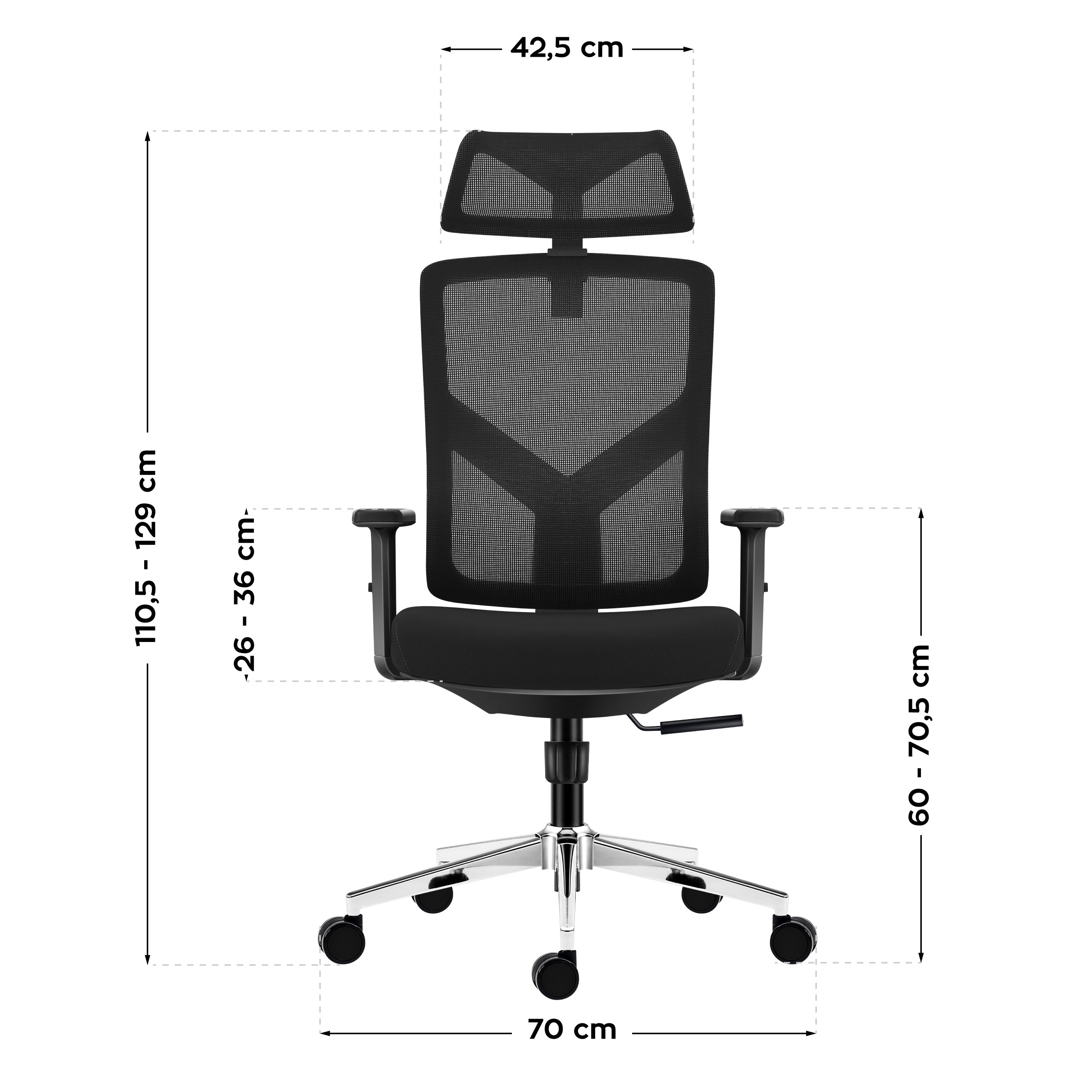 Sillón ergonómico Mark Adler Manager 3.3 Black