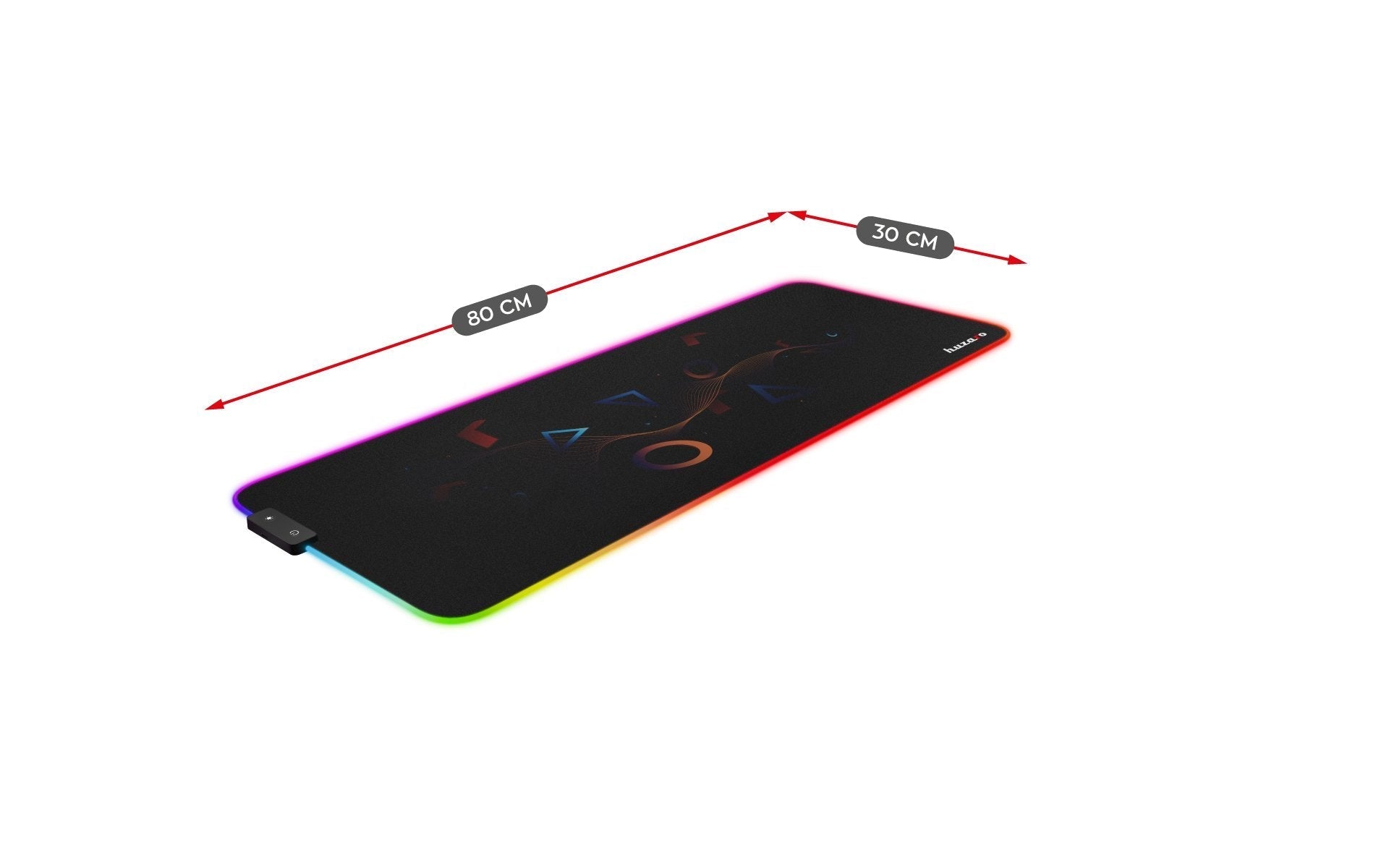 Alfombrilla para gaming Huzaro RGB Design