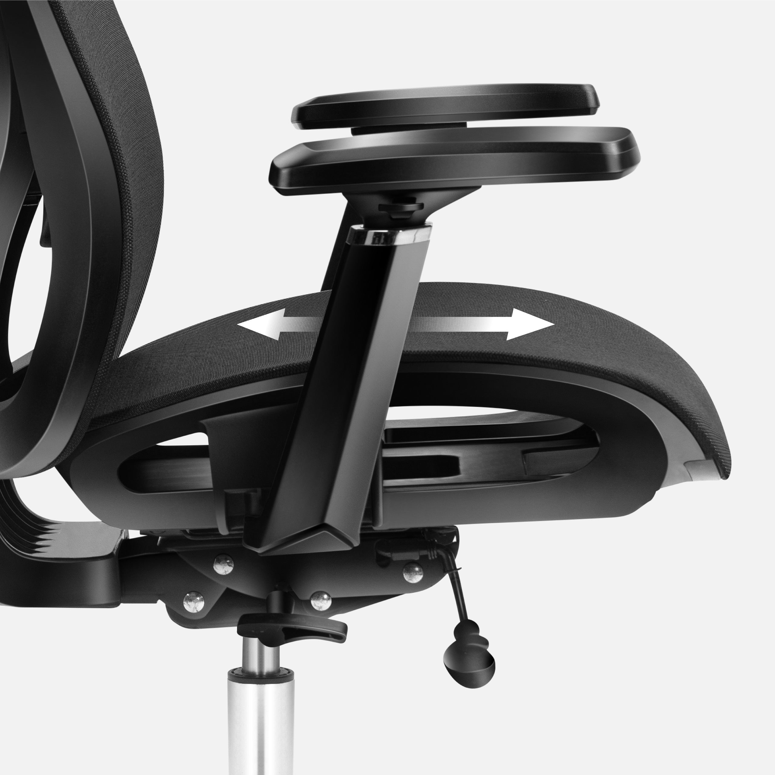 Asiento regulable en profundidad