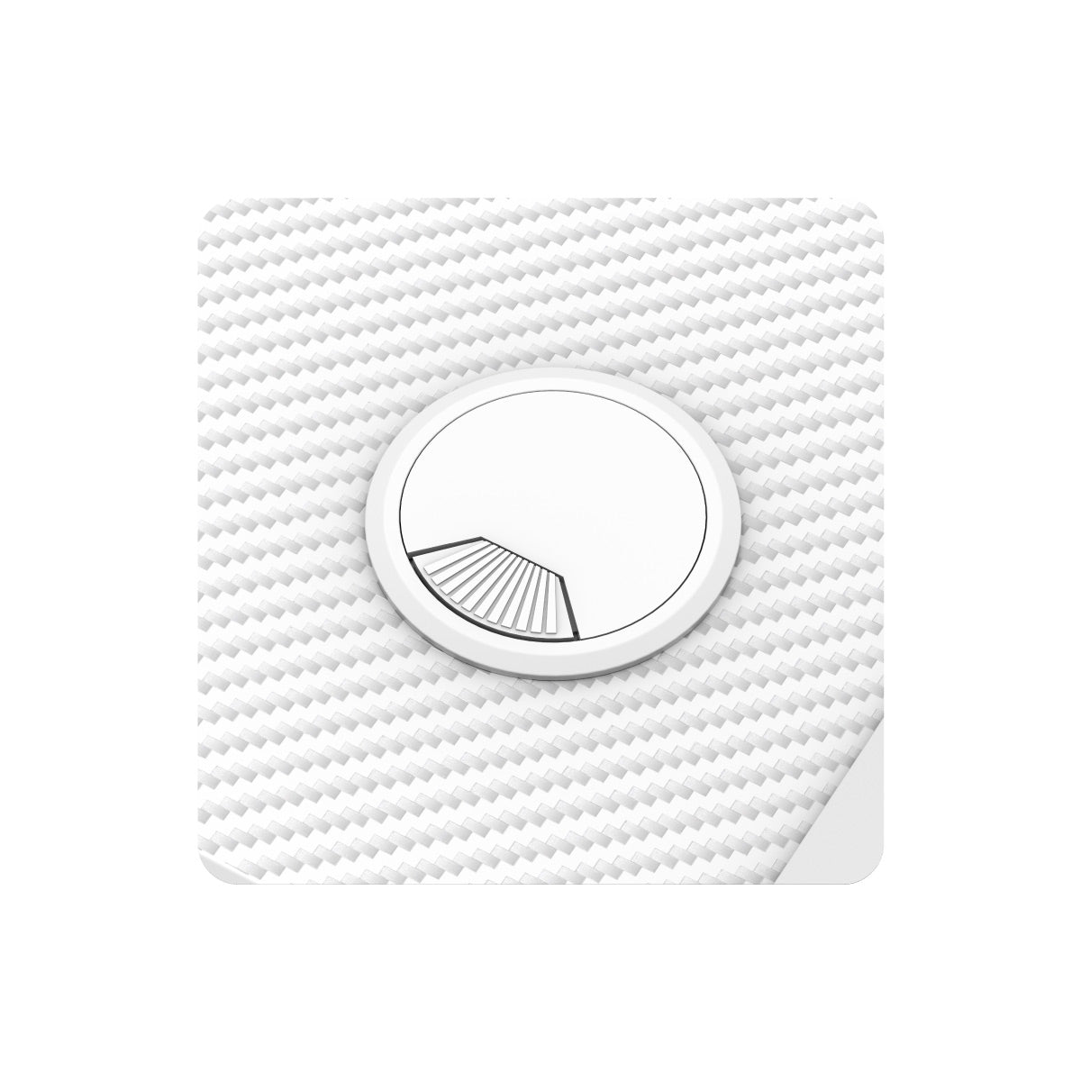 Orificios para organizar los cables y mantener el puesto de trabajo ordenado