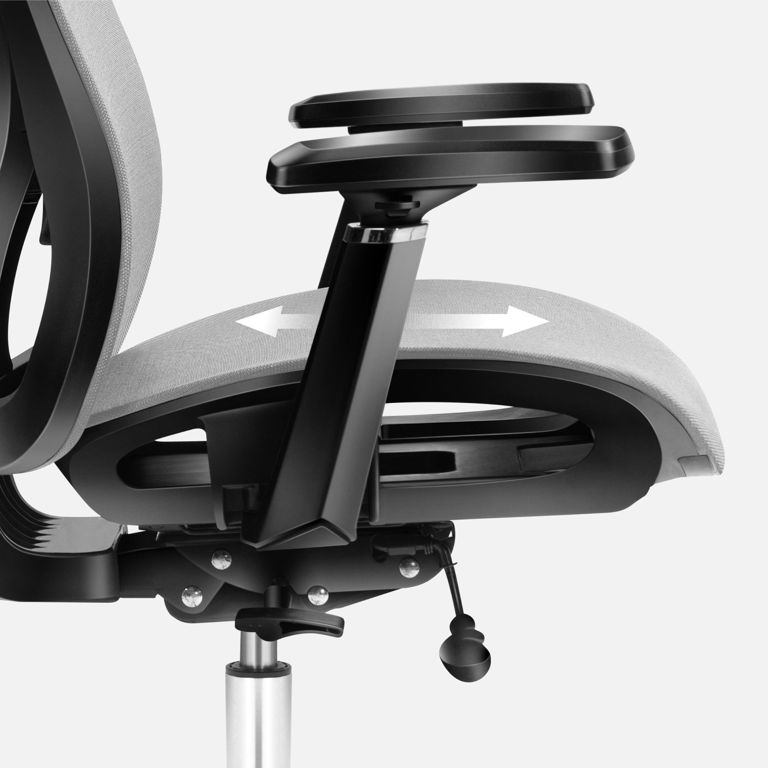 Asiento regulable en profundidad