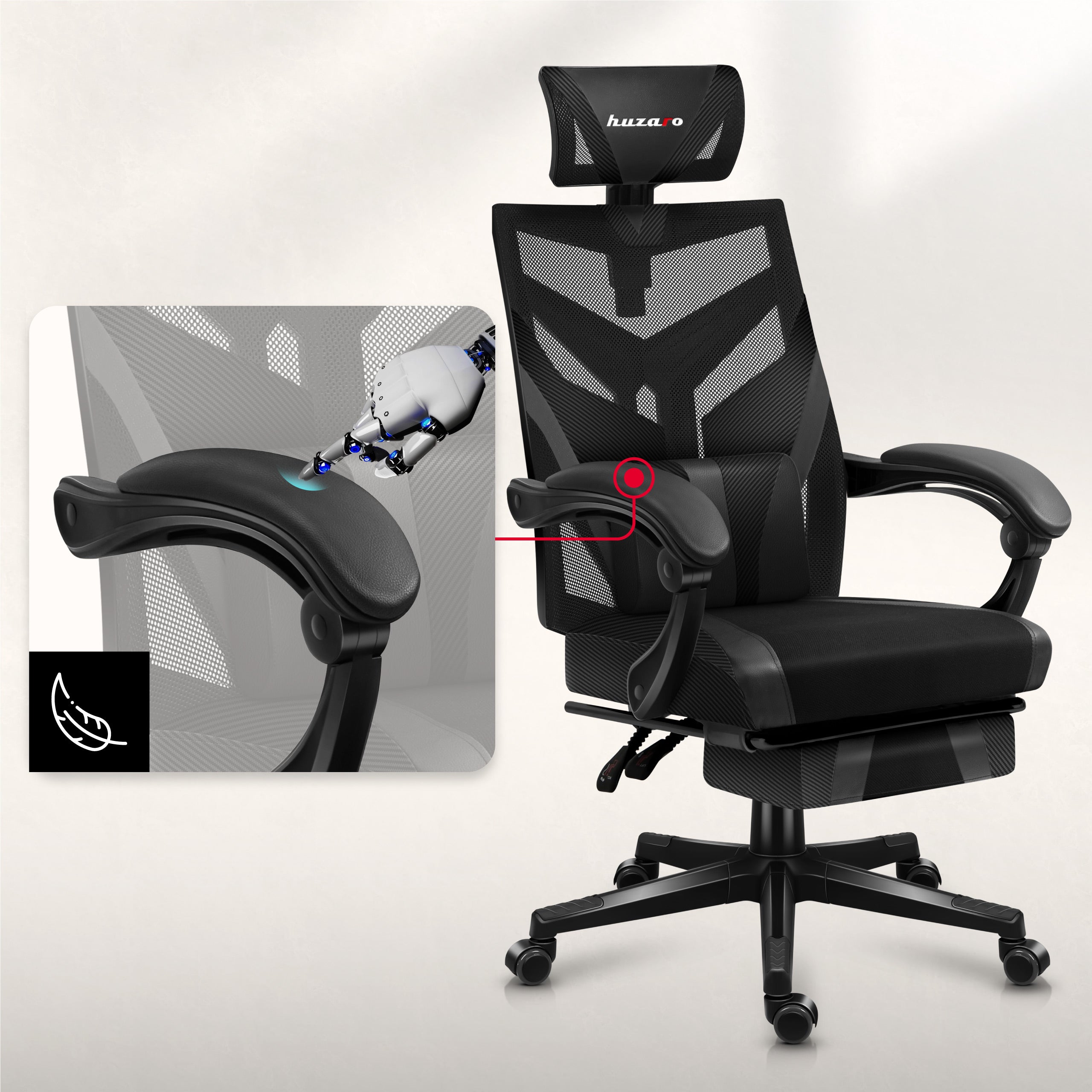 Reposabrazos ergonómicos y cómodos