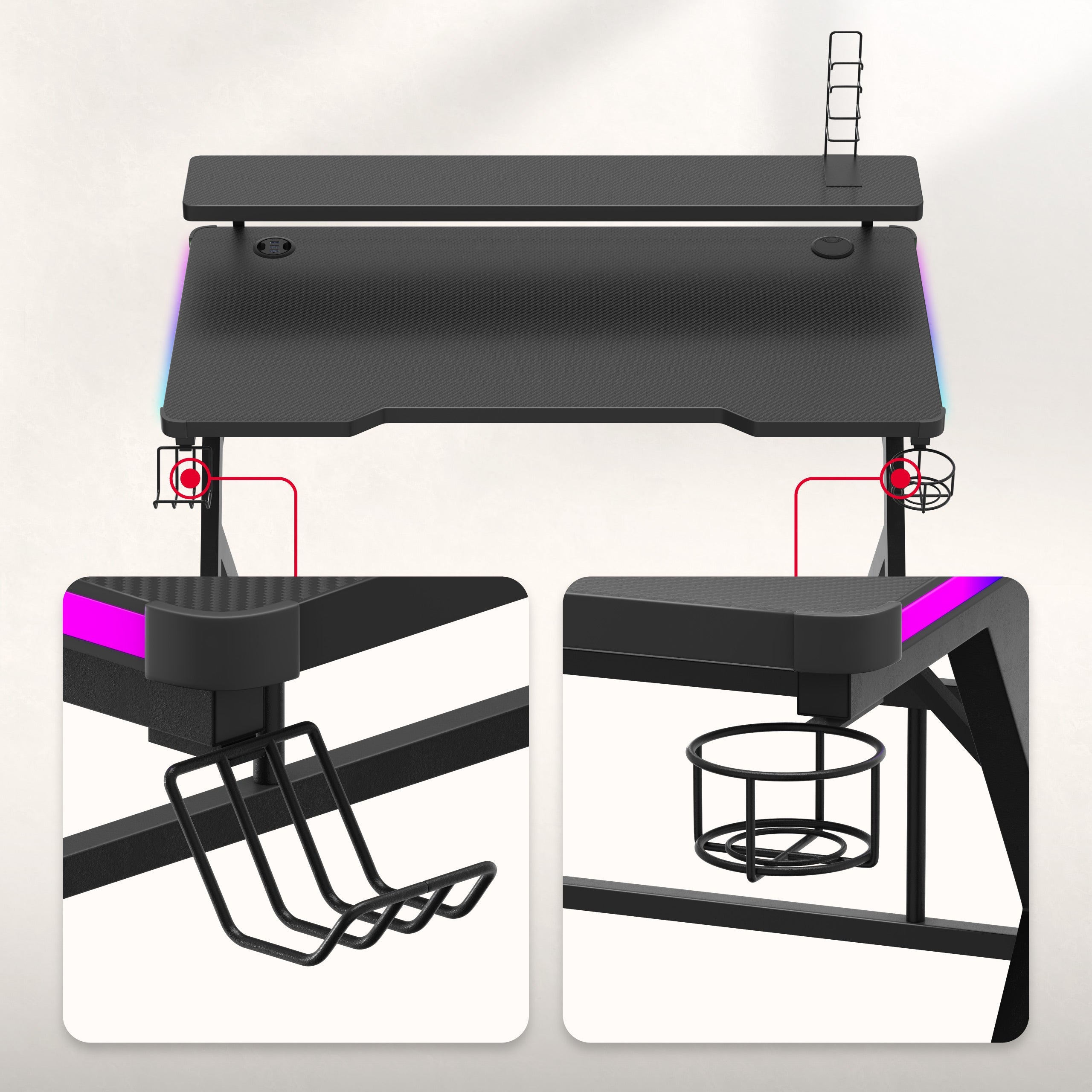 Prácticos soportes para accesorios