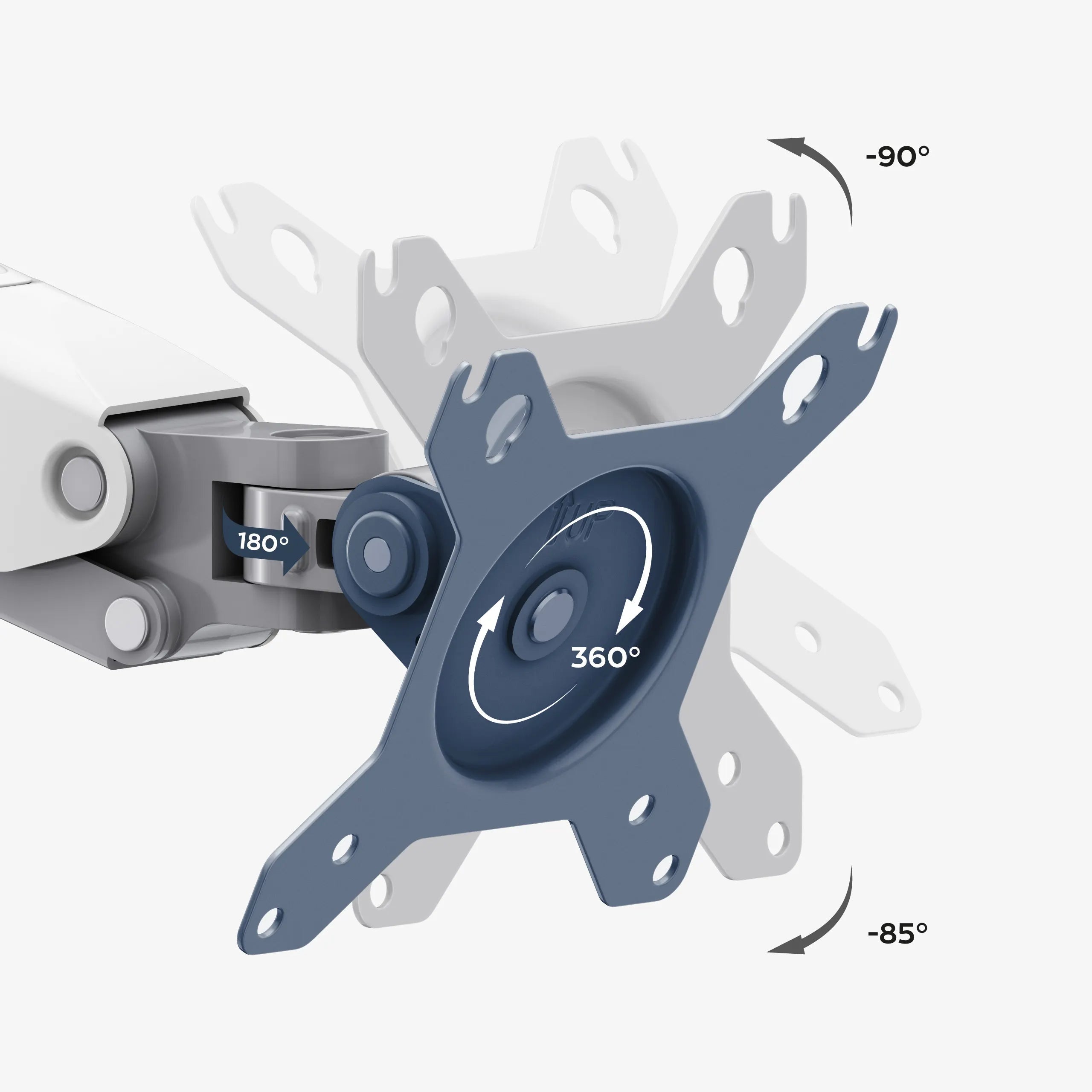 Cabezal móvil con función PIVOT de 360°
