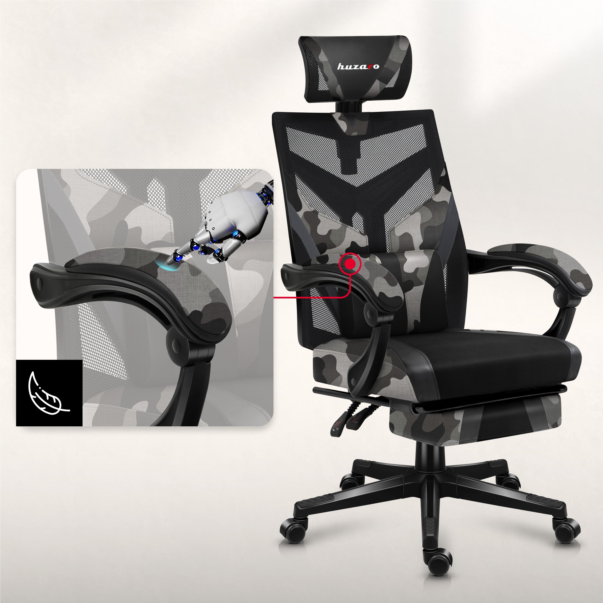 Reposabrazos ergonómicos y cómodos