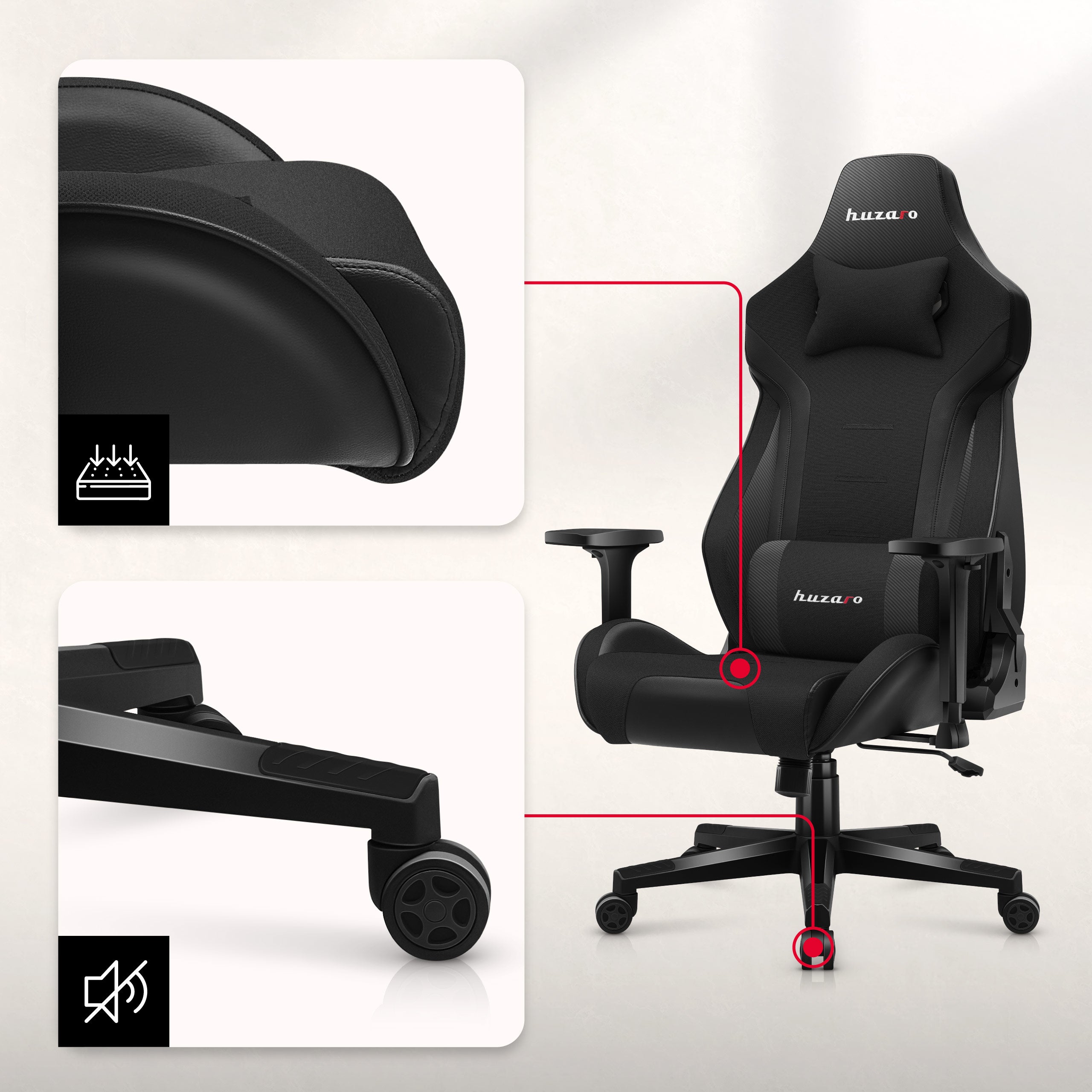 Asiento y respaldo resistentes a la deformación