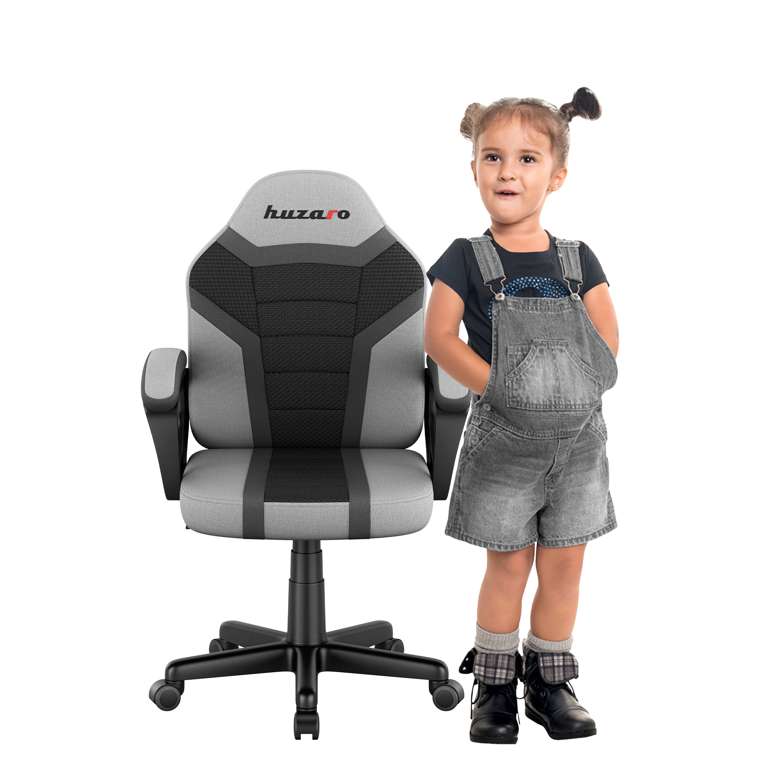 Sillón gaming para niños HUZARO RANGER 1.0 Grey Mesh