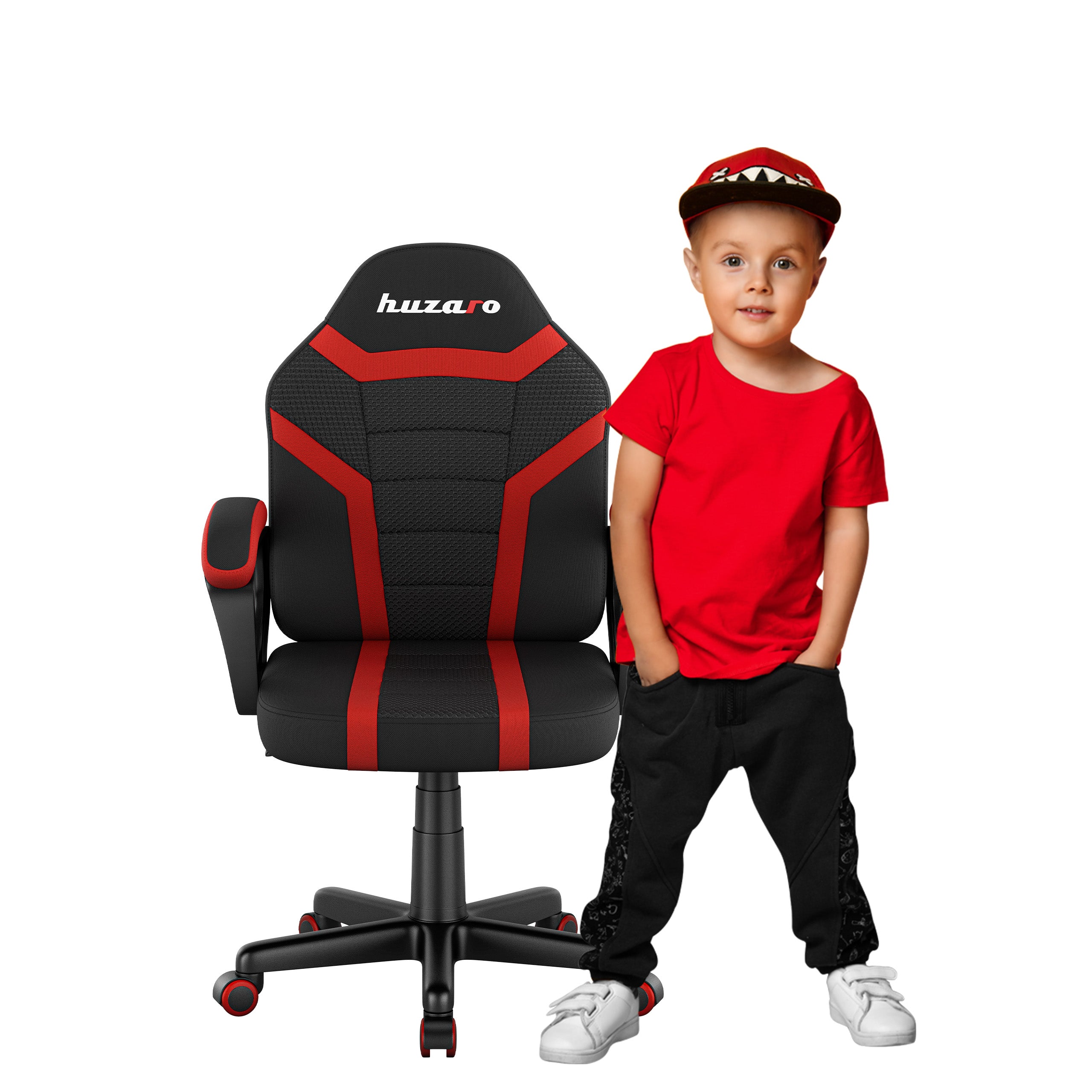 Sillón gaming para niños HUZARO RANGER 1.0 Red Mesh