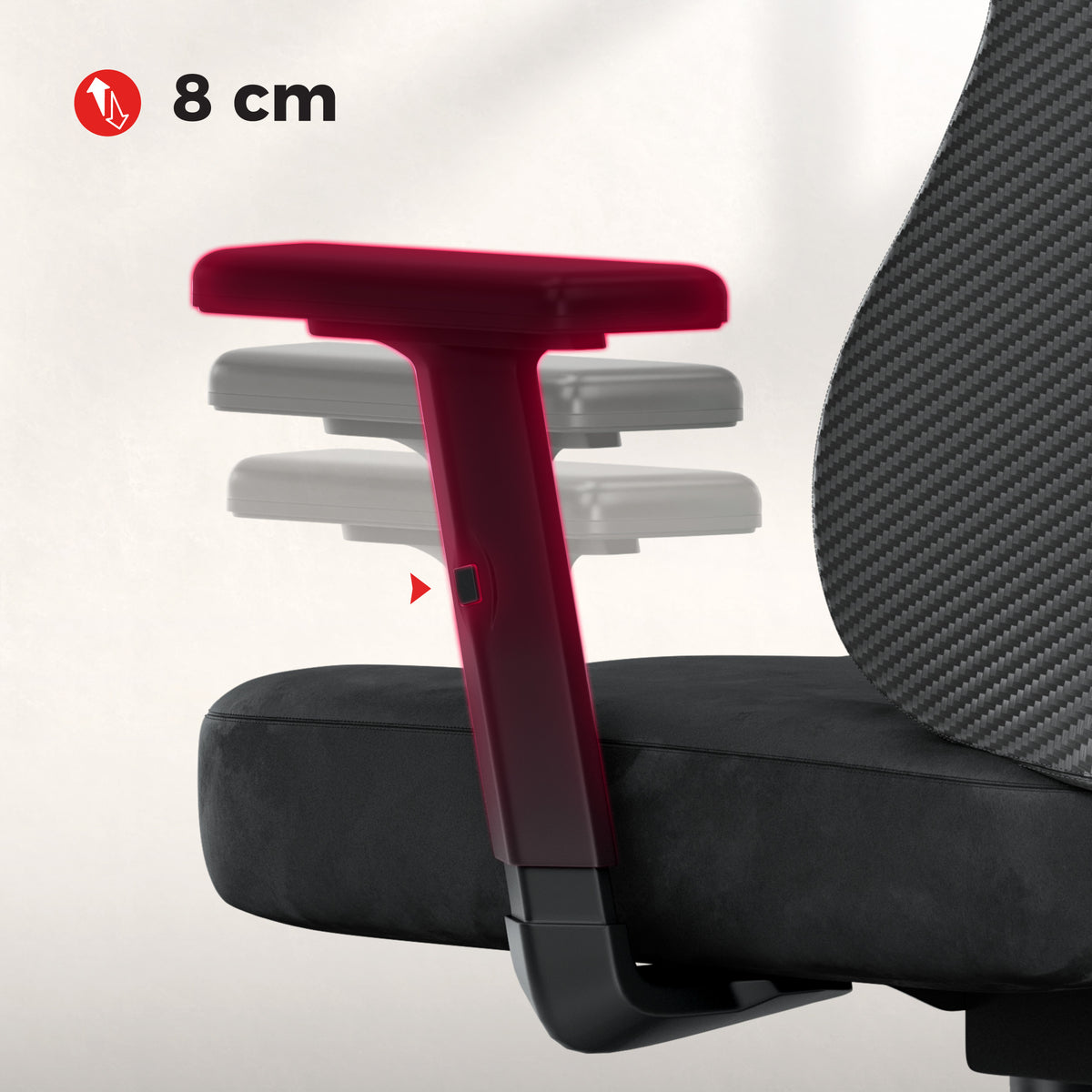 Silla gaming para adolescentes Huzaro Ranger 5.7 Carbon Black