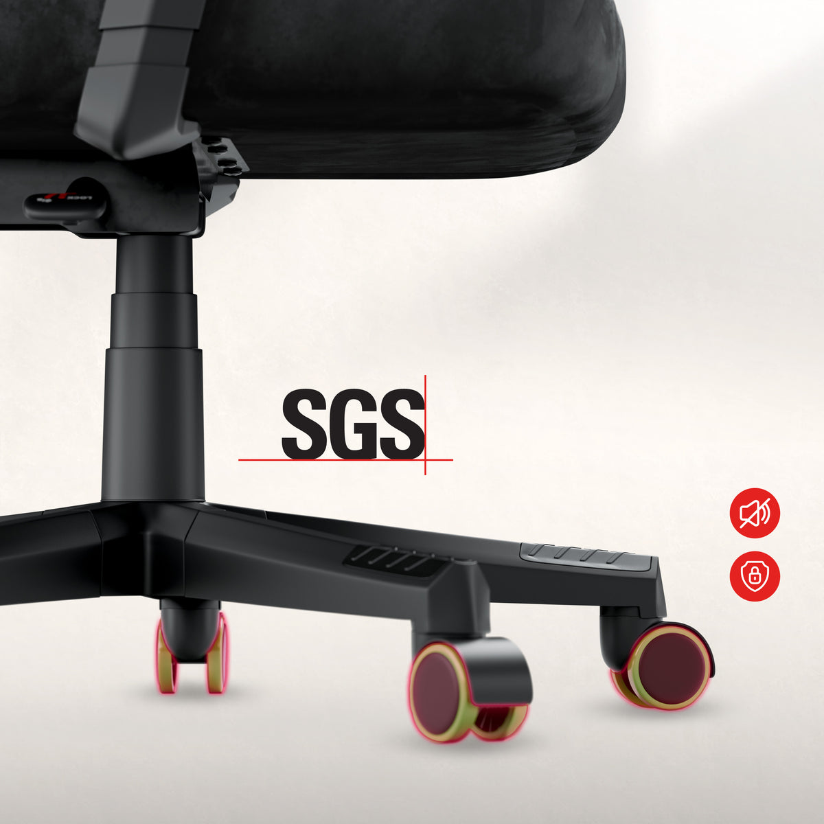 Silla gaming para adolescentes Huzaro Ranger 5.7 Black Pixel