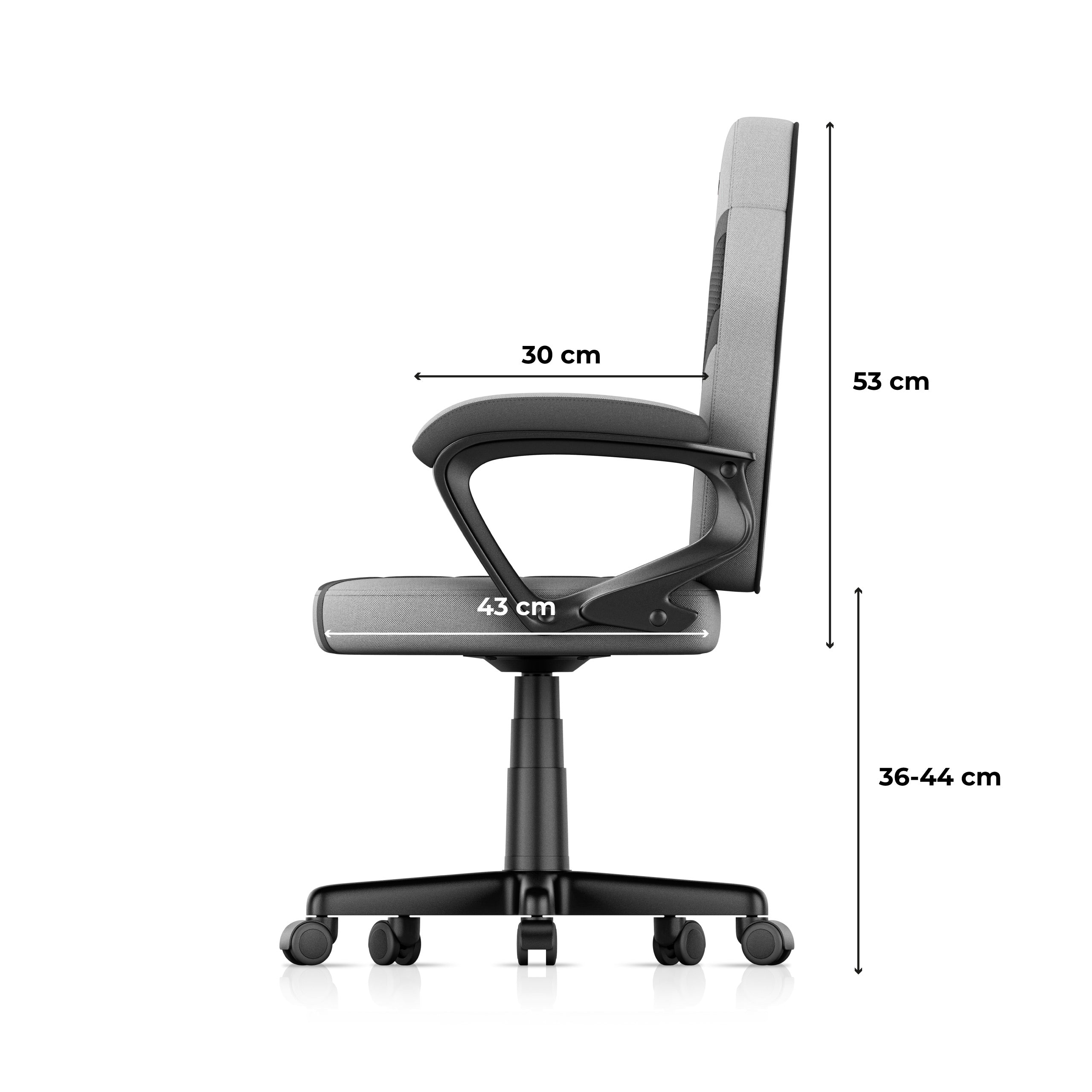 Sillón gaming para niños HUZARO RANGER 1.0 Grey Mesh
