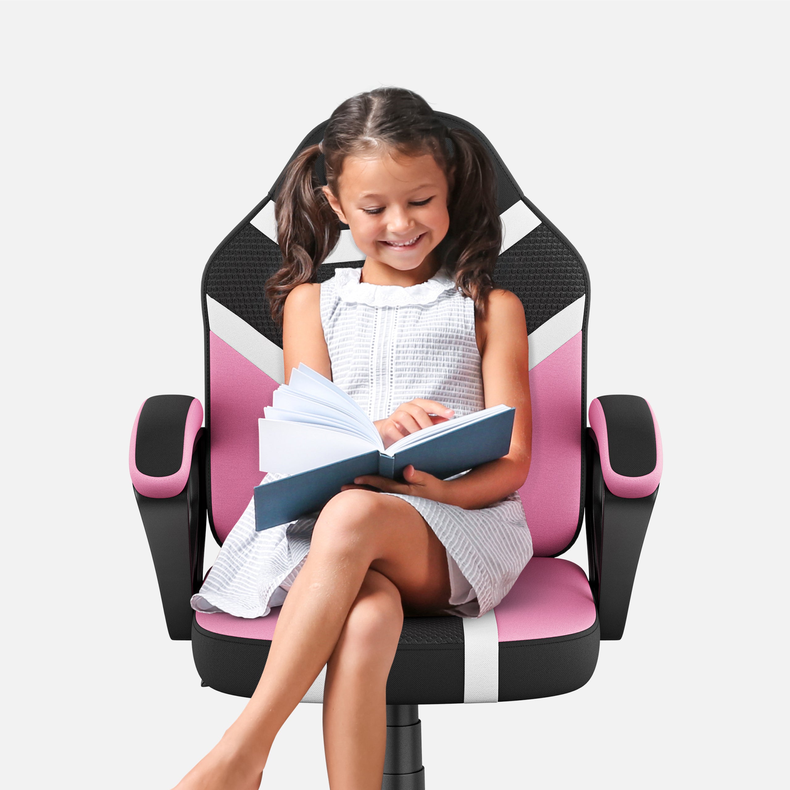 Sillón gaming para niños HUZARO RANGER 1.0 Pink Mesh