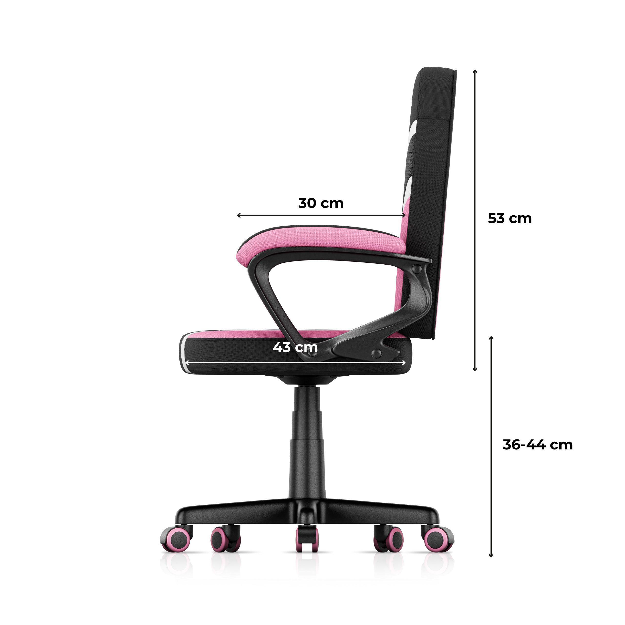 Sillón gaming para niños HUZARO RANGER 1.0 Pink Mesh
