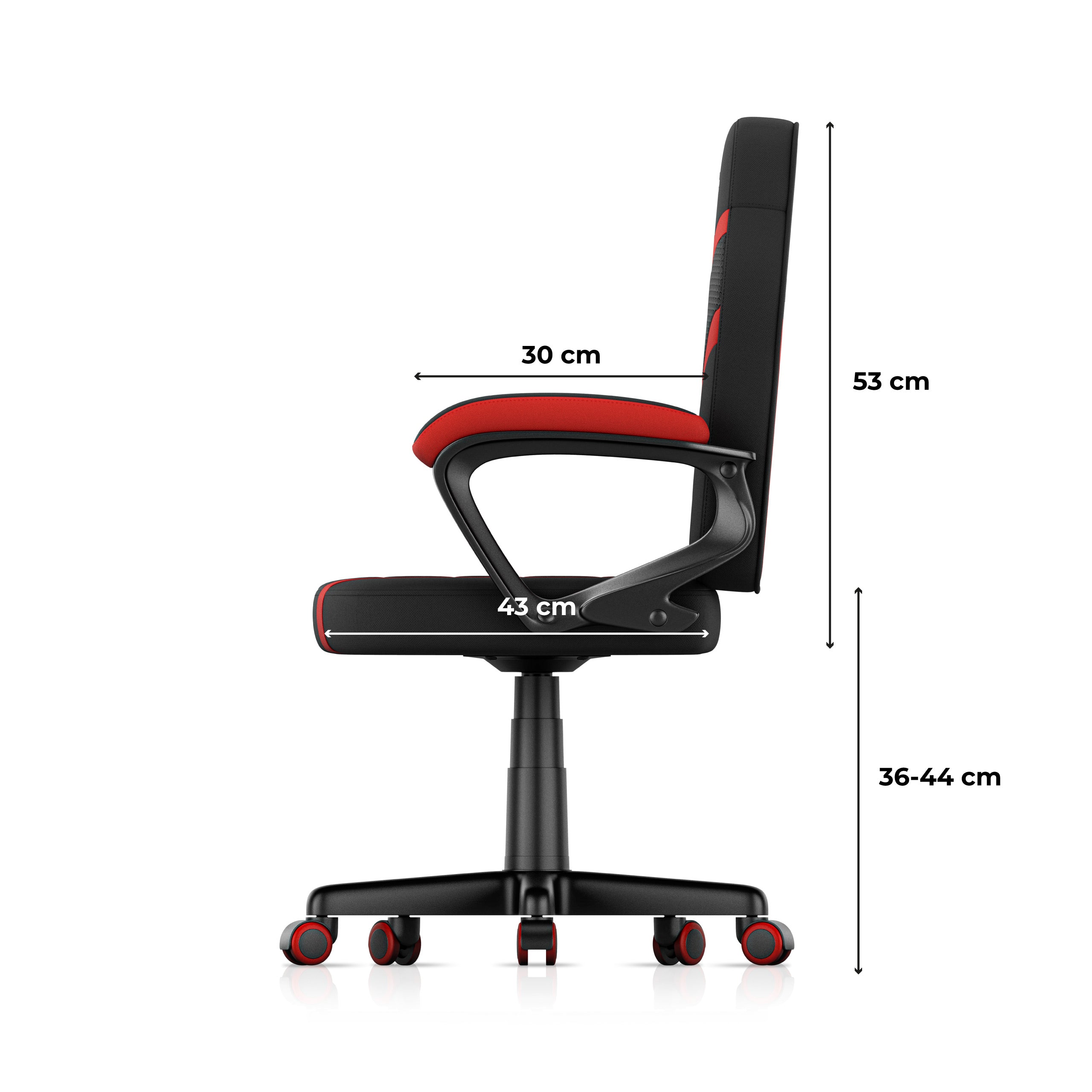 Sillón gaming para niños HUZARO RANGER 1.0 Red Mesh