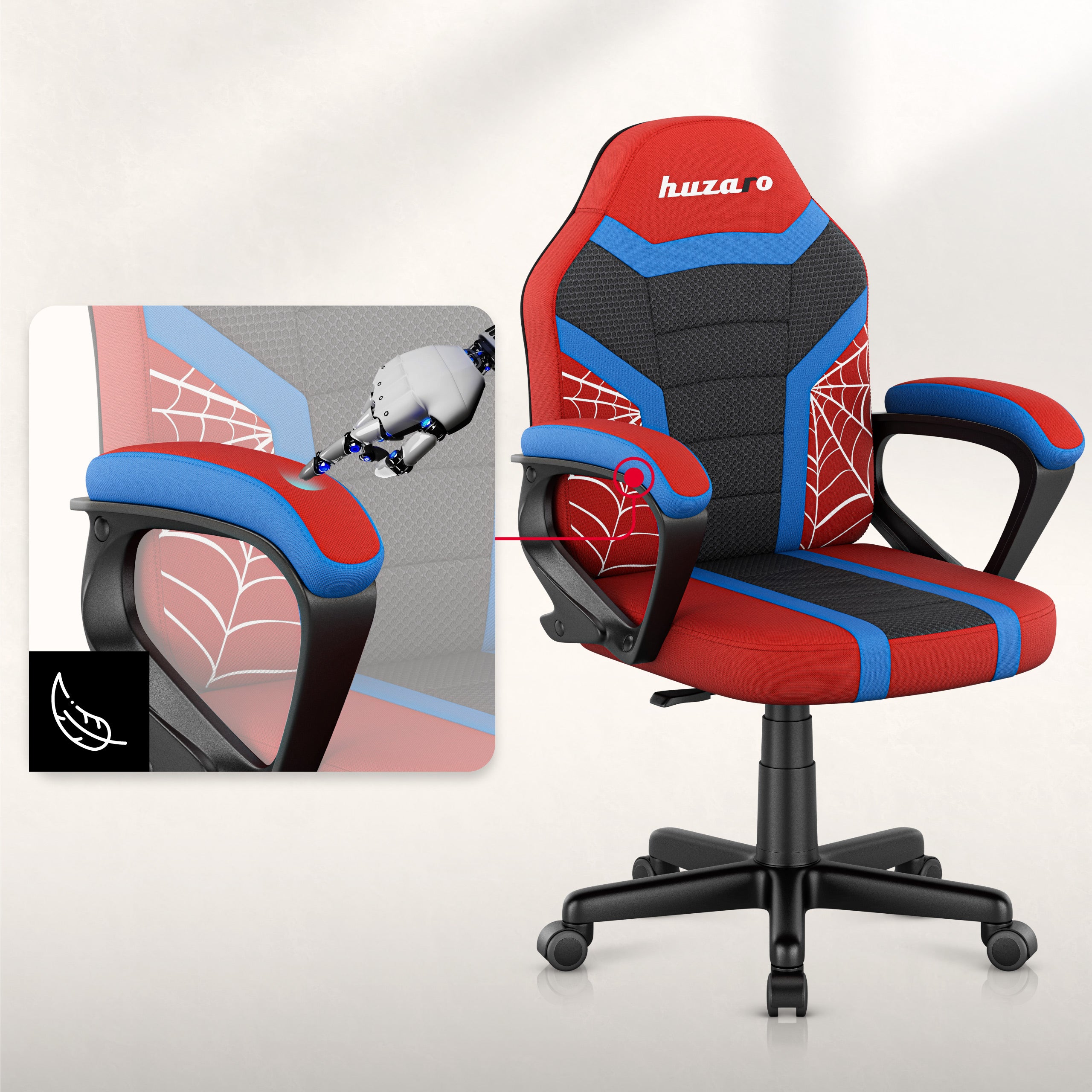 Sillón gaming para niños Huzaro Ranger 1.0 Spider Mesh