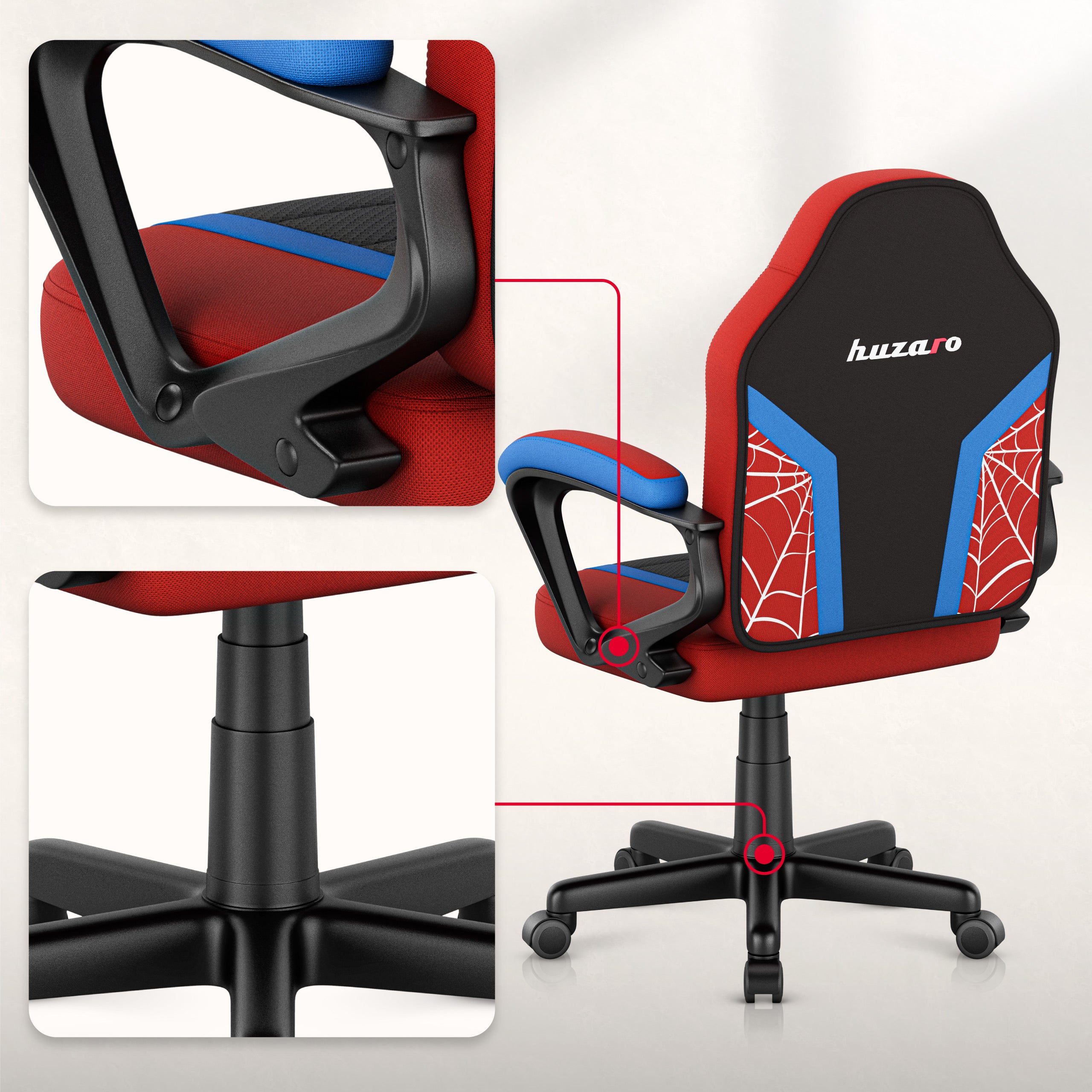 Sillón gaming para niños Huzaro Ranger 1.0 Spider Mesh