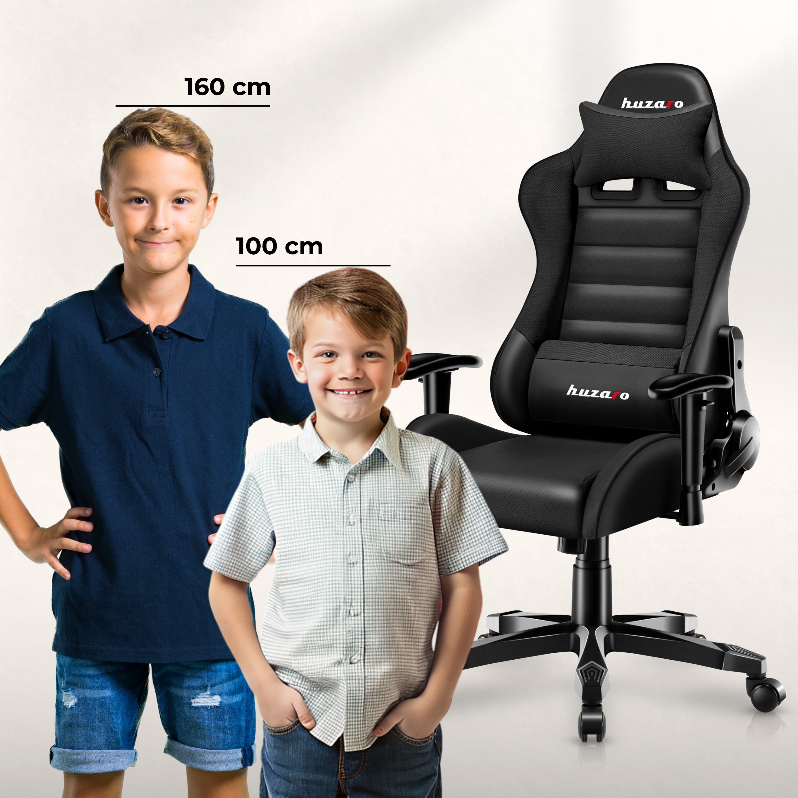 Sillón gaming para niños Huzaro RANGER 6.0 Negro