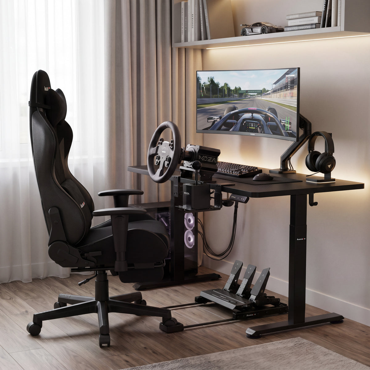 Juego de soportes para simracing Huzaro Speed 1.0