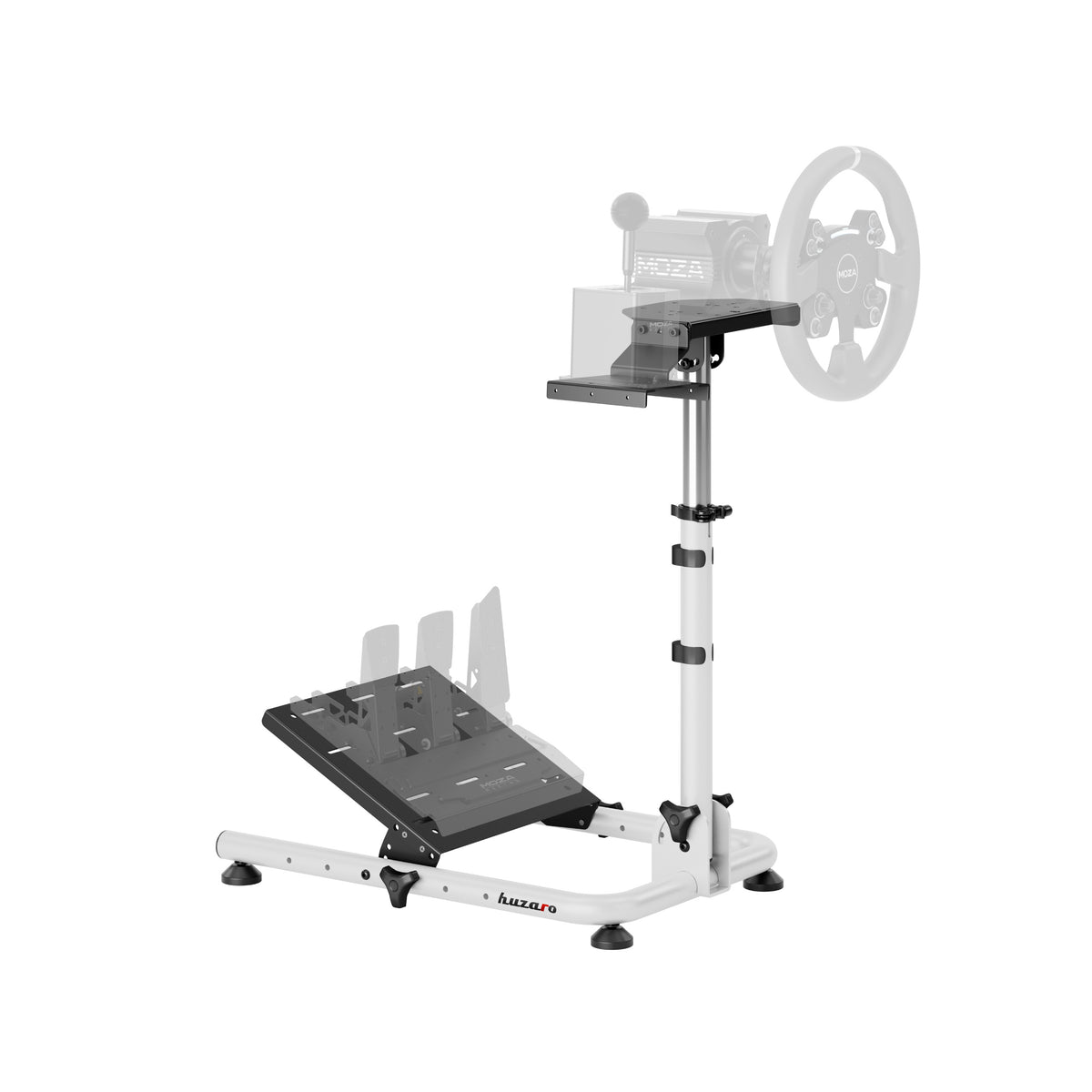 Soporte para volante Huzaro Speed 2.0 White Sim racing