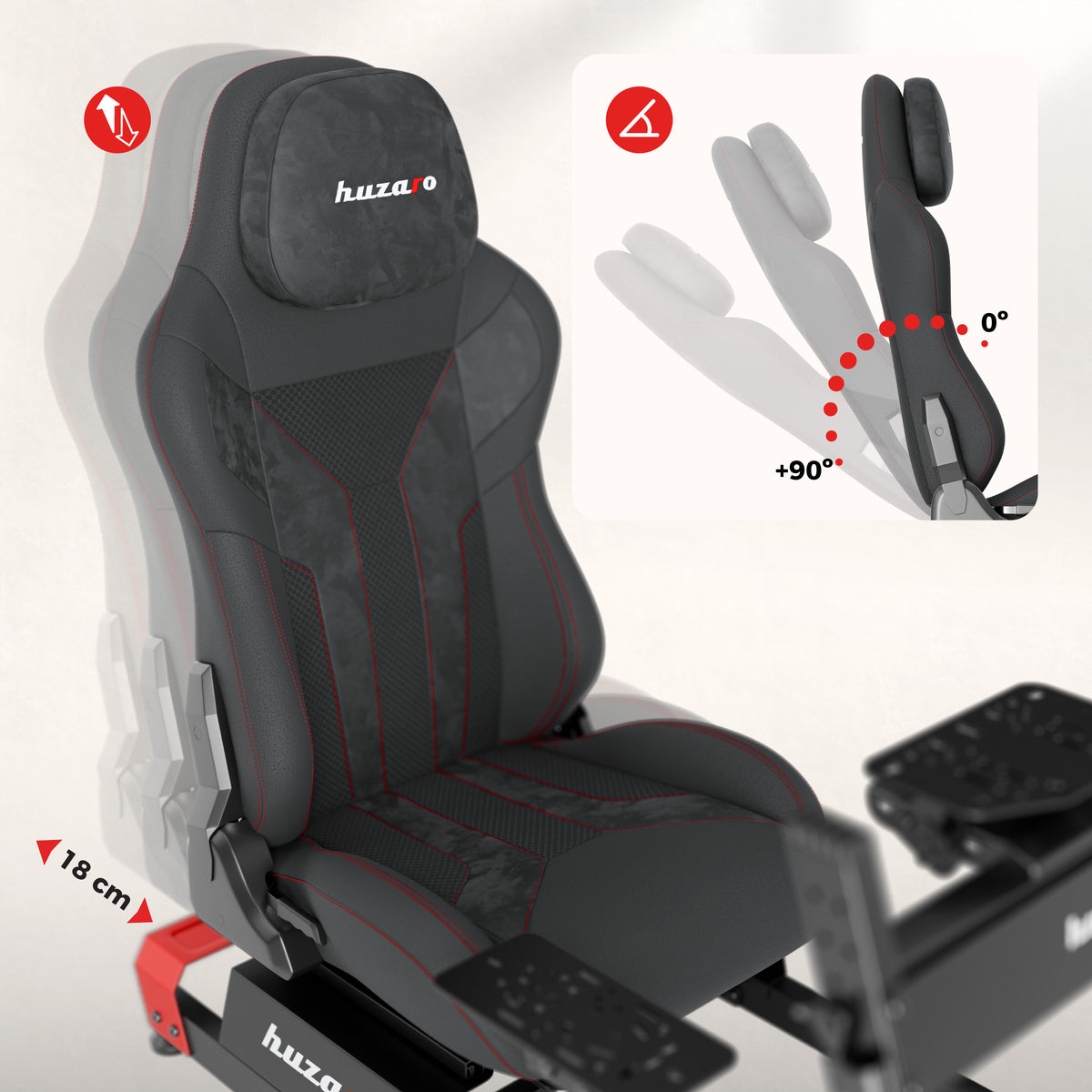 Cockpit para sim racing Huzaro Speed 5.7