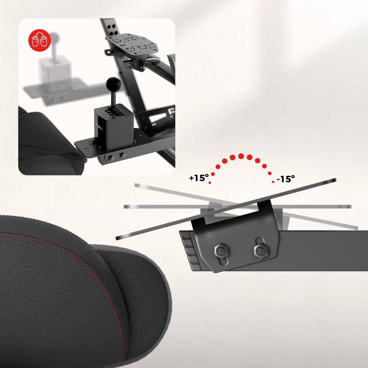 Cockpit para sim racing Huzaro Speed 5.7