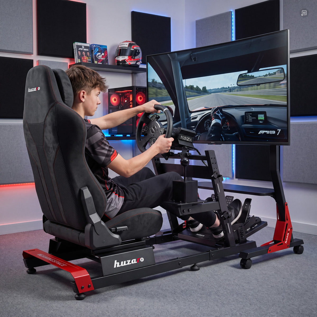 Cockpit para sim racing Huzaro Speed 5.7