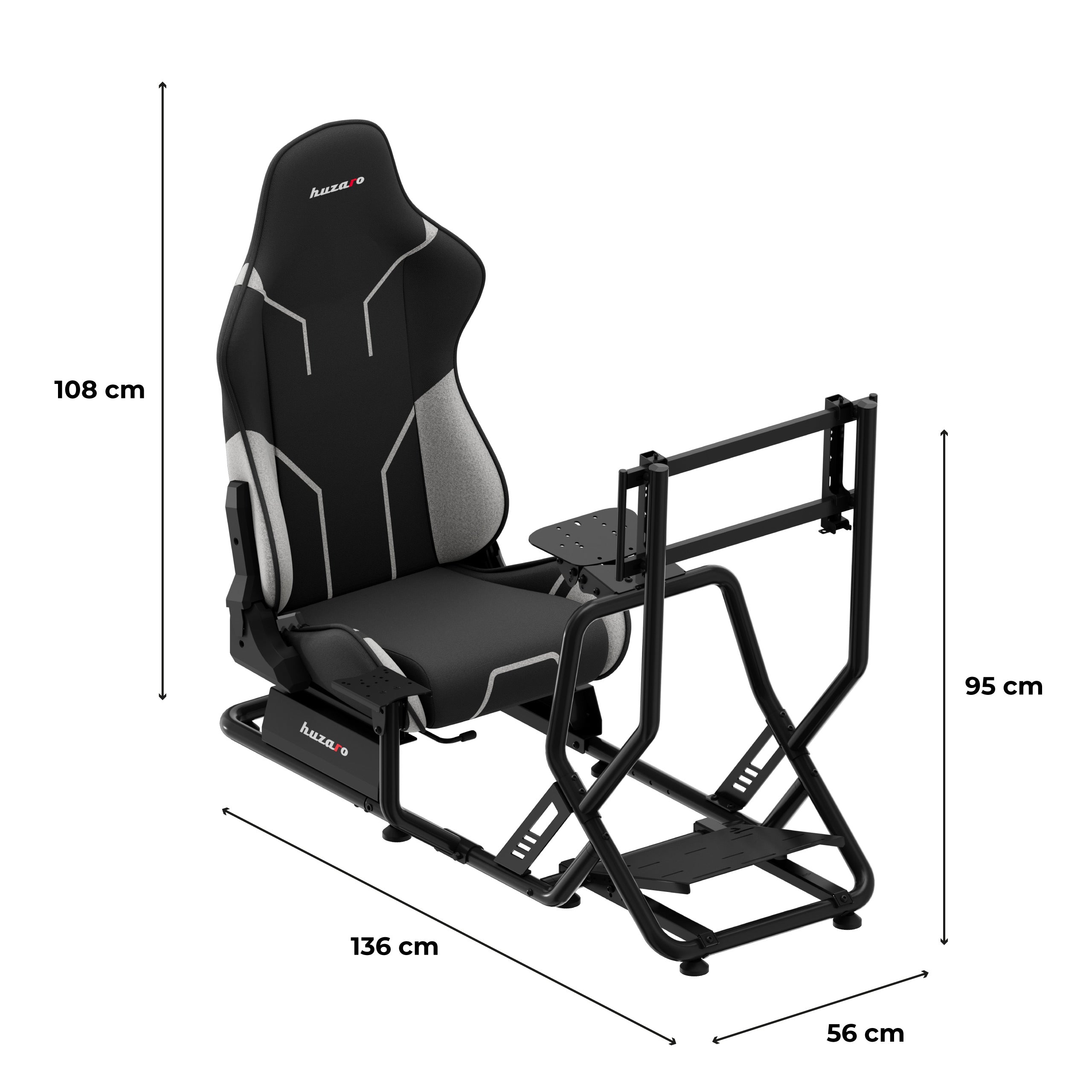Cabina de carreras Huzaro Speed 6.0 para sim racing
