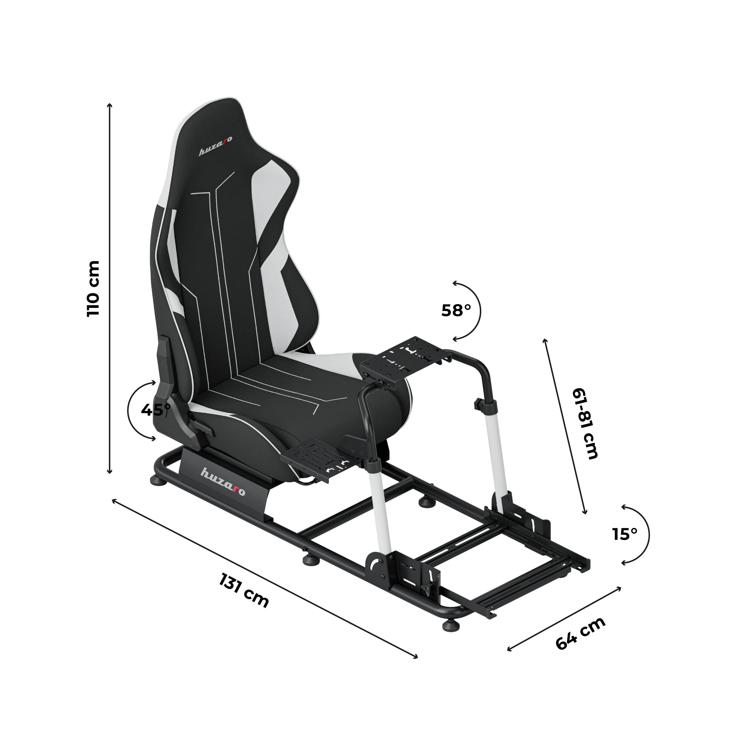 Cabina de carreras Huzaro Speed 5.5 para sim racing