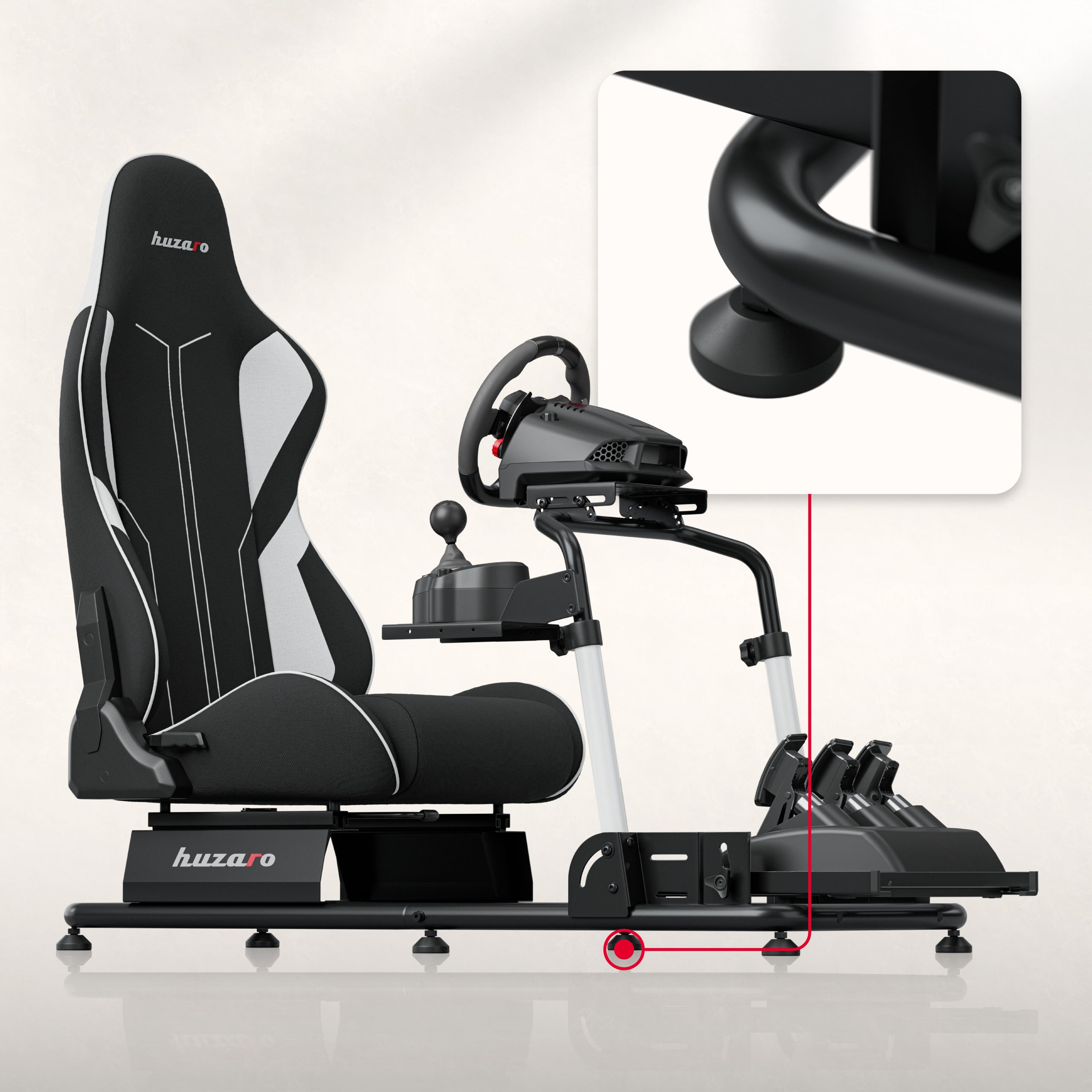 Cabina de carreras Huzaro Speed 5.5 para sim racing