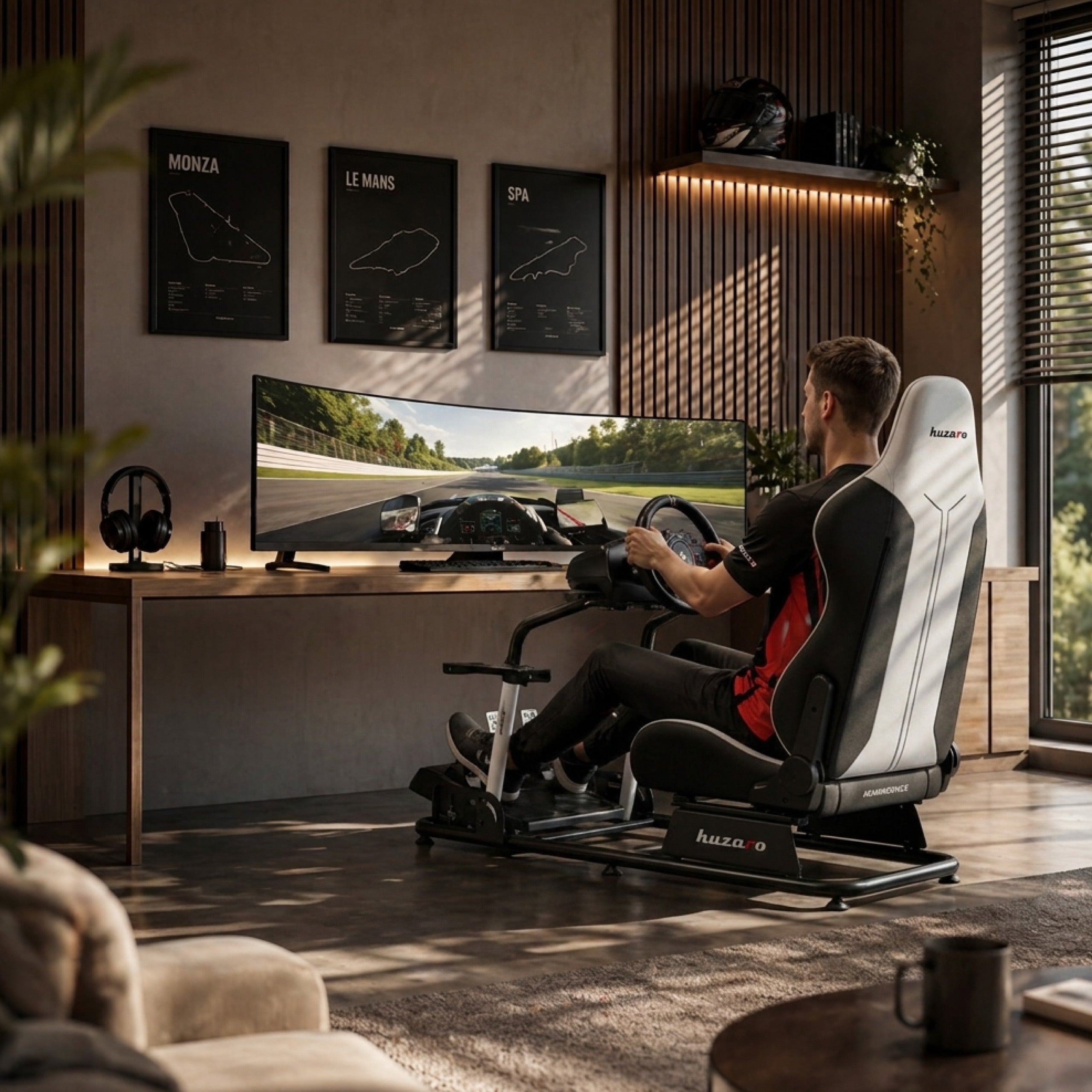 Cabina de carreras Huzaro Speed 5.5 para sim racing