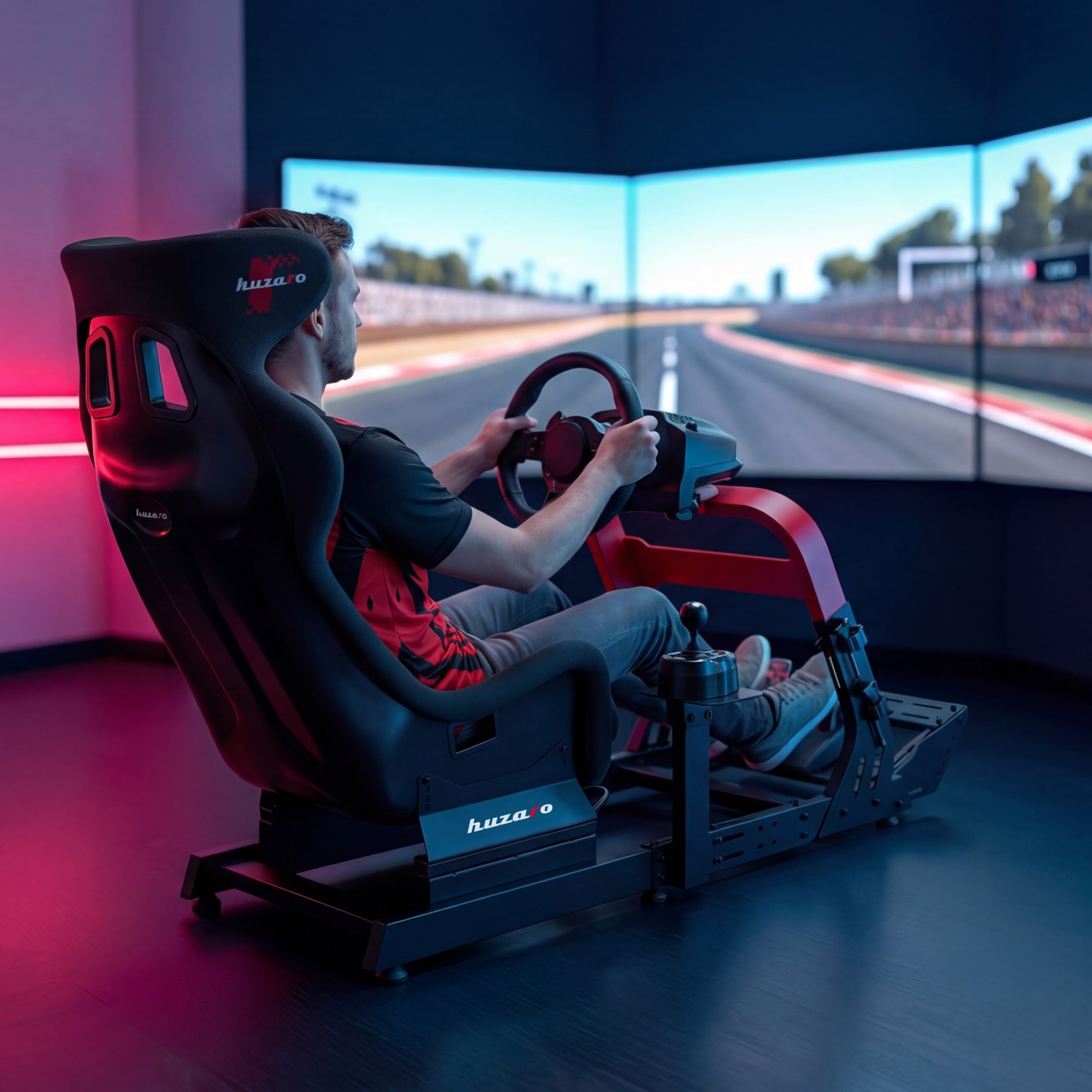 Cabina de carreras Huzaro Speed 8.3 para sim racing