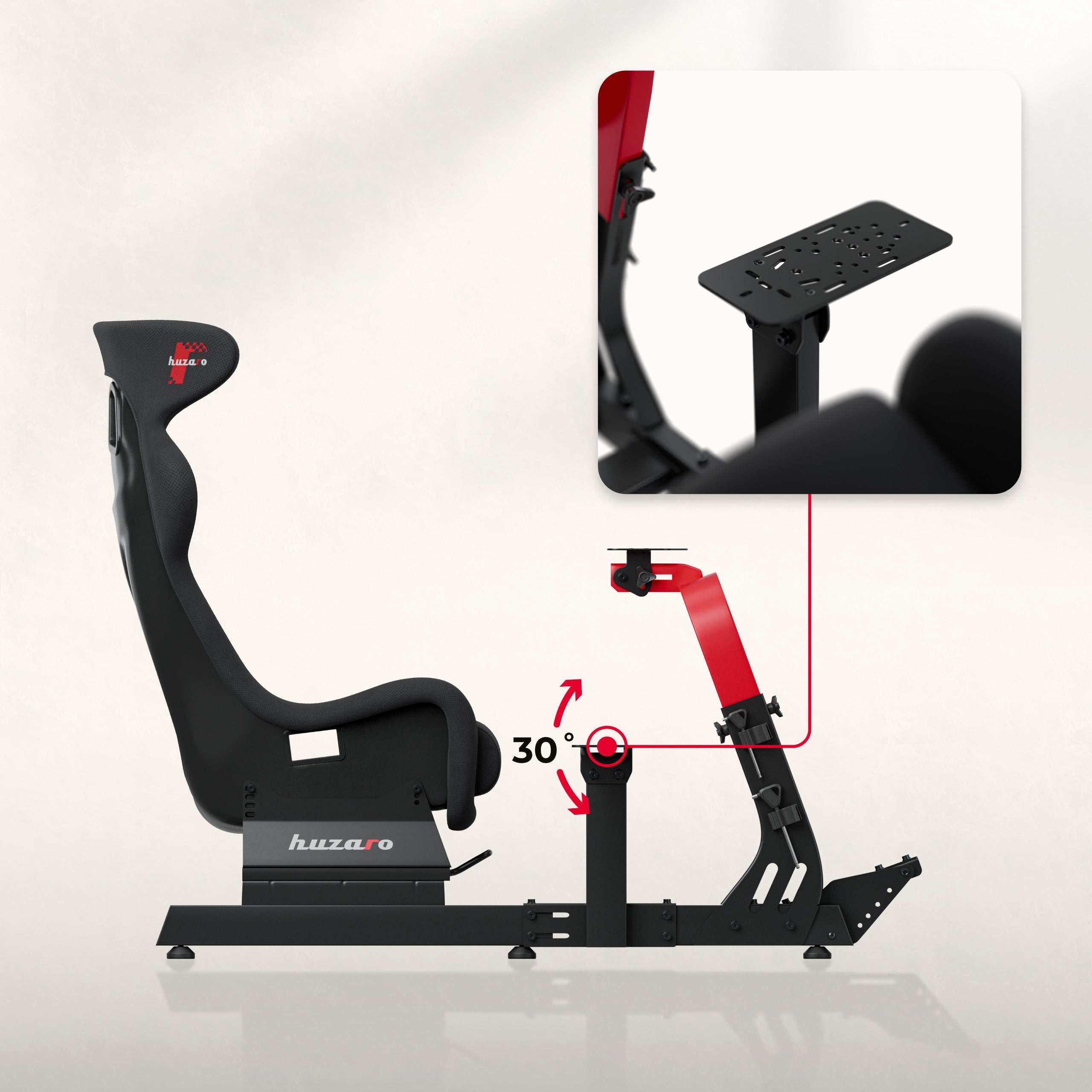 Cabina de carreras Huzaro Speed 8.3 para sim racing