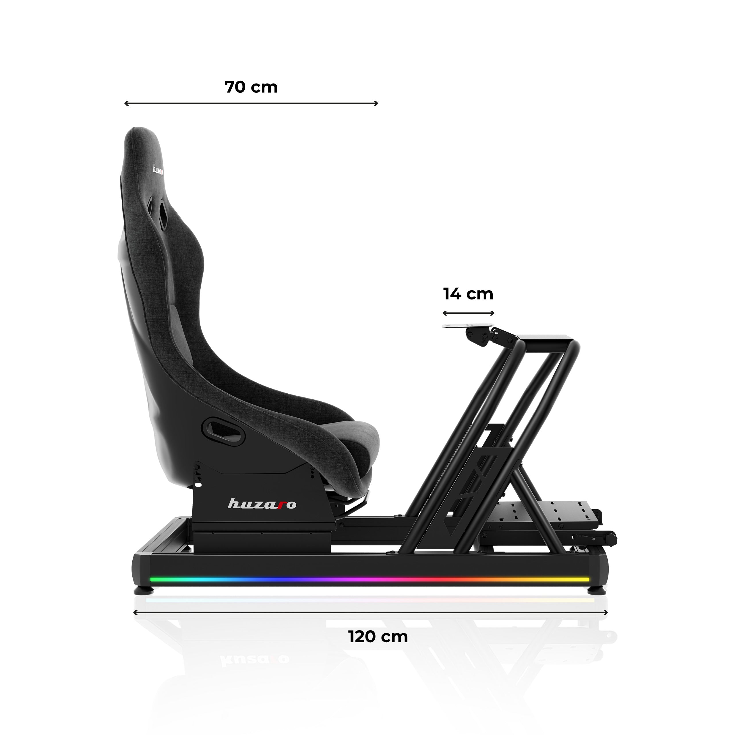 Cabina de carreras Huzaro Speed 9.0 para sim racing