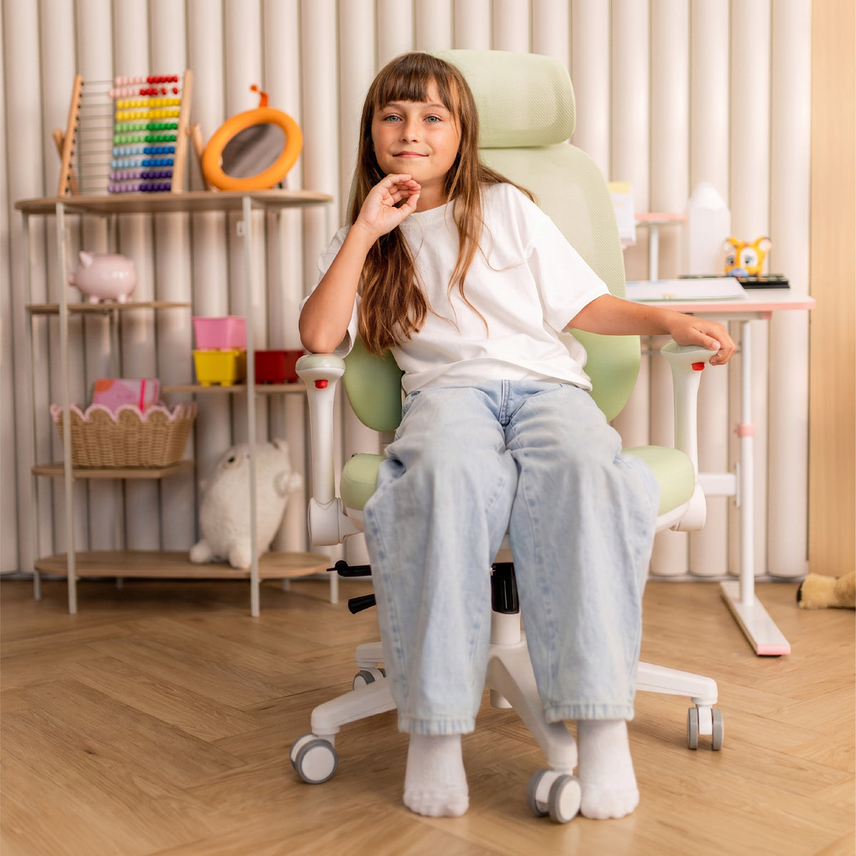 Sillón ergonómico para niños Mark Adler Junior 6.3 Green