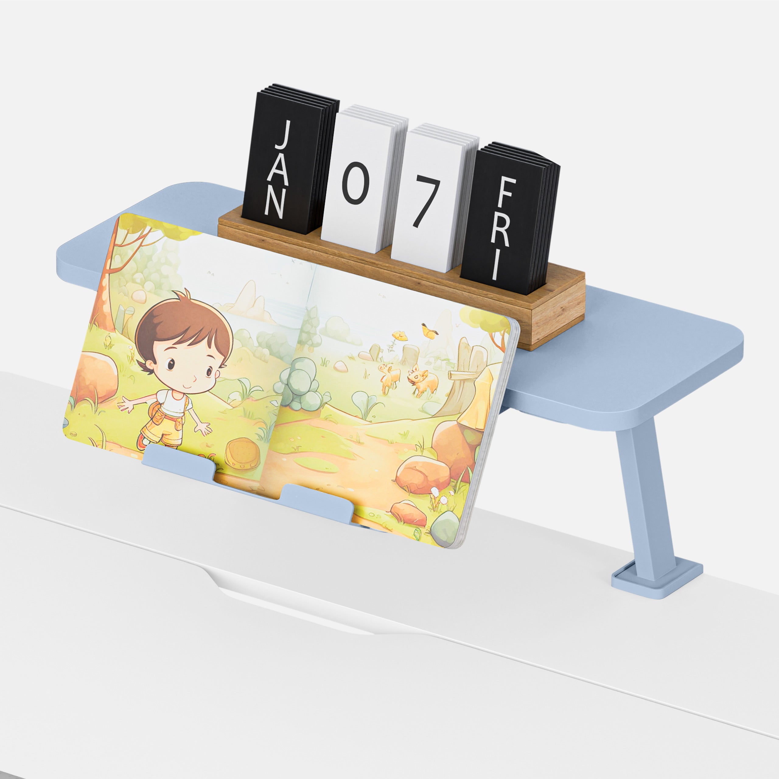 Escritorio infantil regulable Mark Adler Study 3.7 Grey de 90 cm