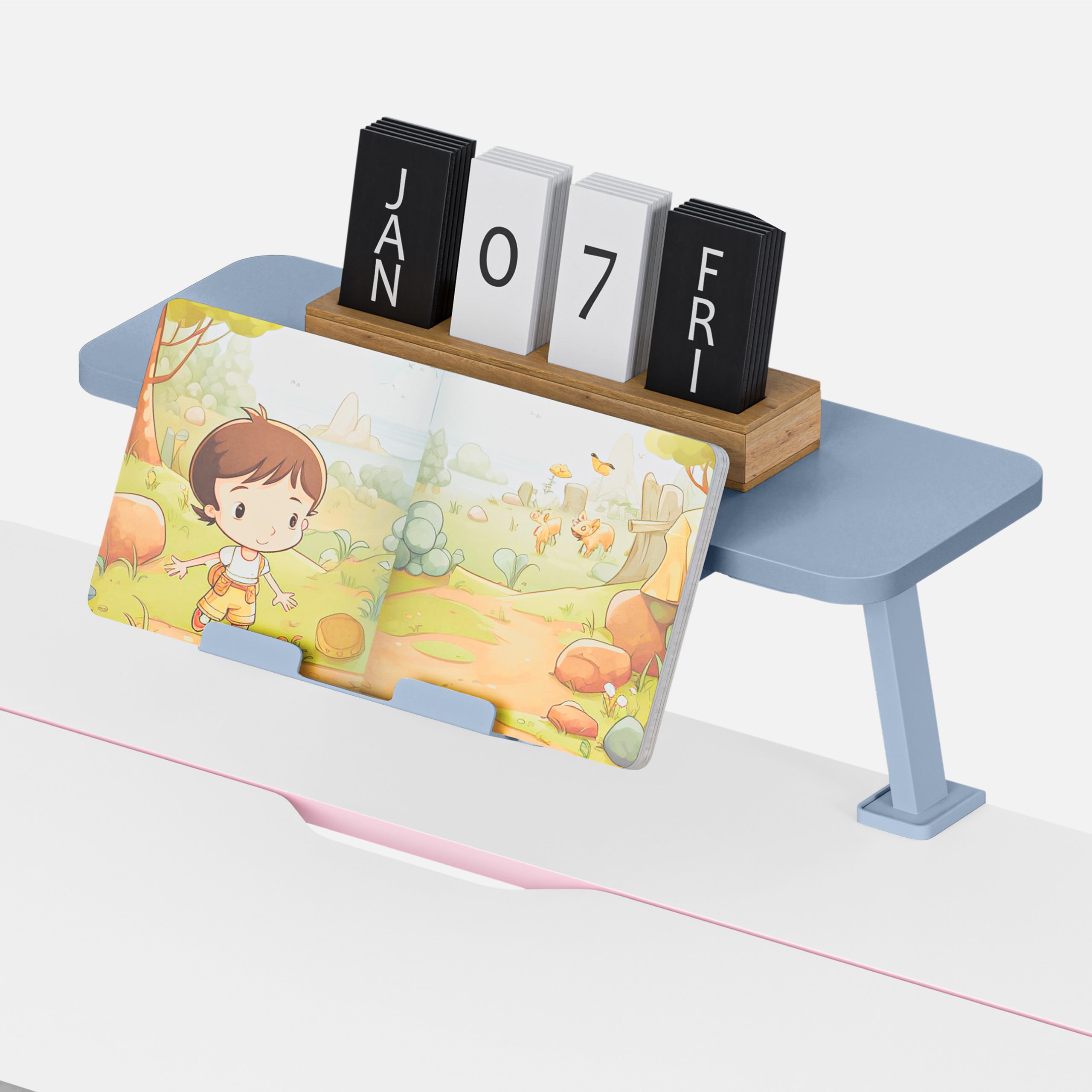 Escritorio infantil regulable Mark Adler Study 3.7 Pink de 90 cm