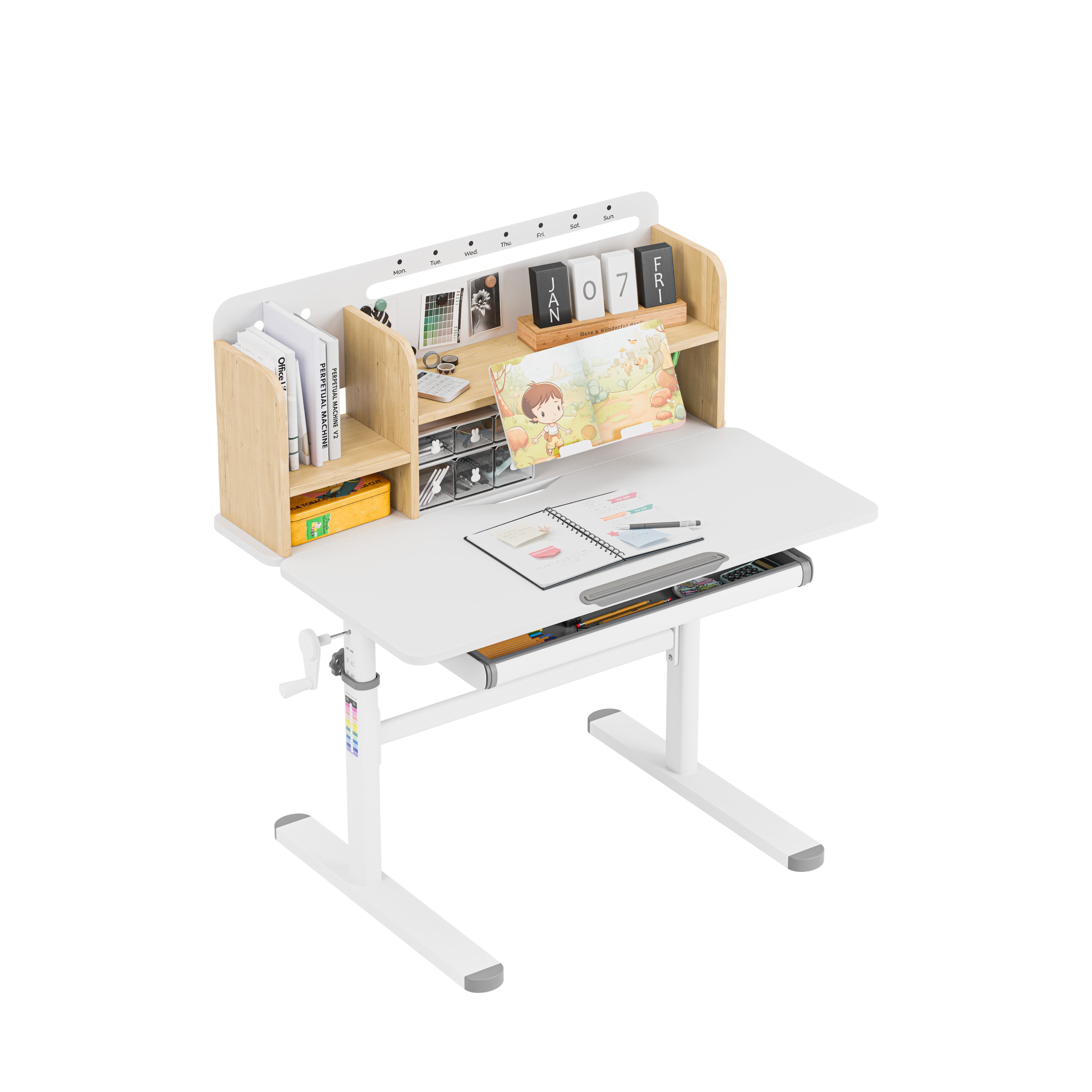 Escritorio ergonómico para niños Mark Adler Study 5.0 Wood de 90 cm